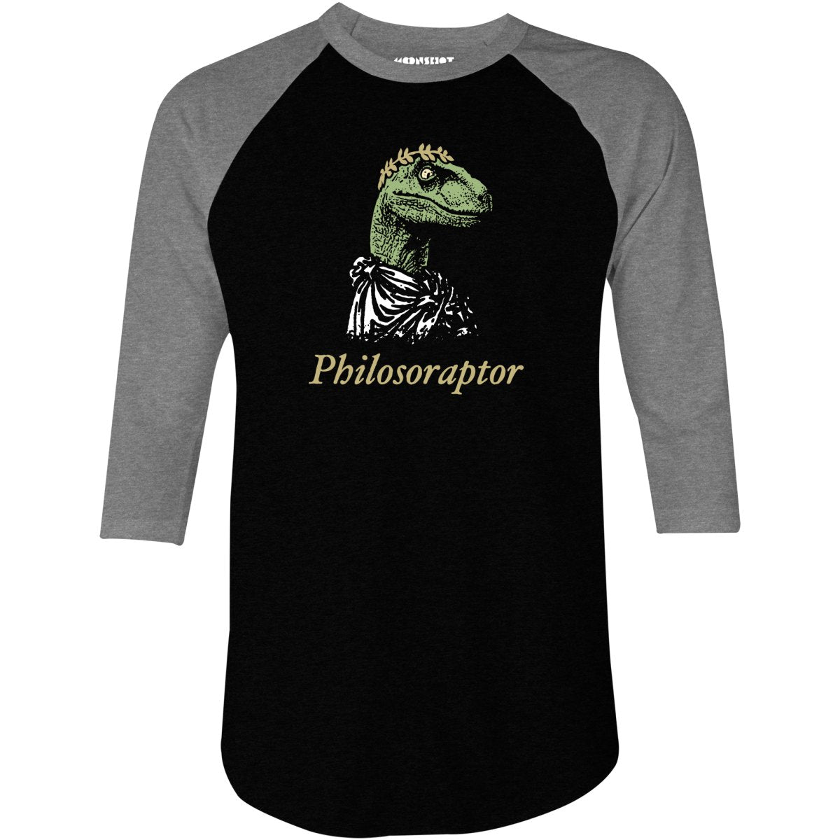 Philosoraptor - 3/4 Sleeve Raglan T-Shirt