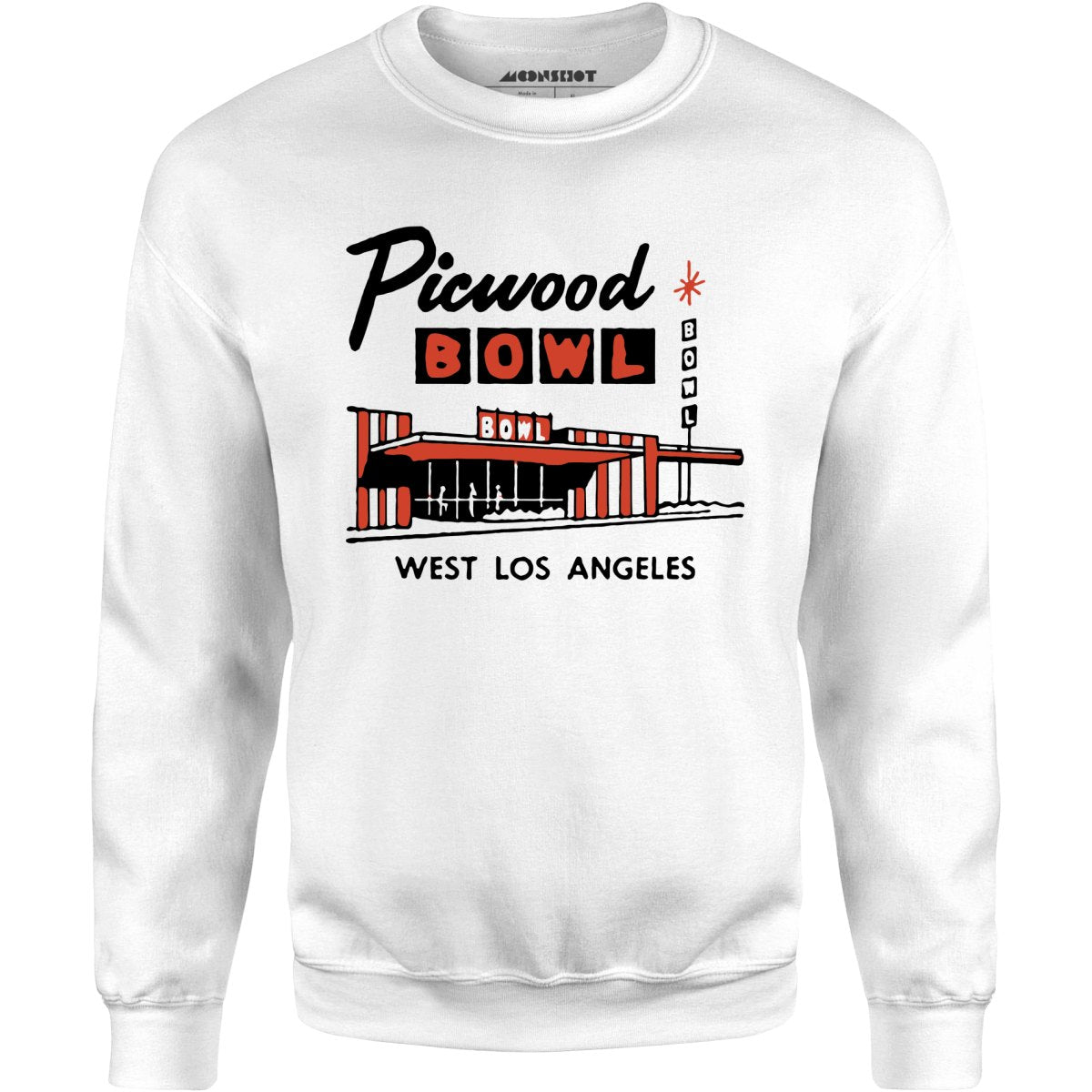 Picwood Bowl - Los Angeles, CA - Vintage Bowling Alley - Unisex Sweatshirt