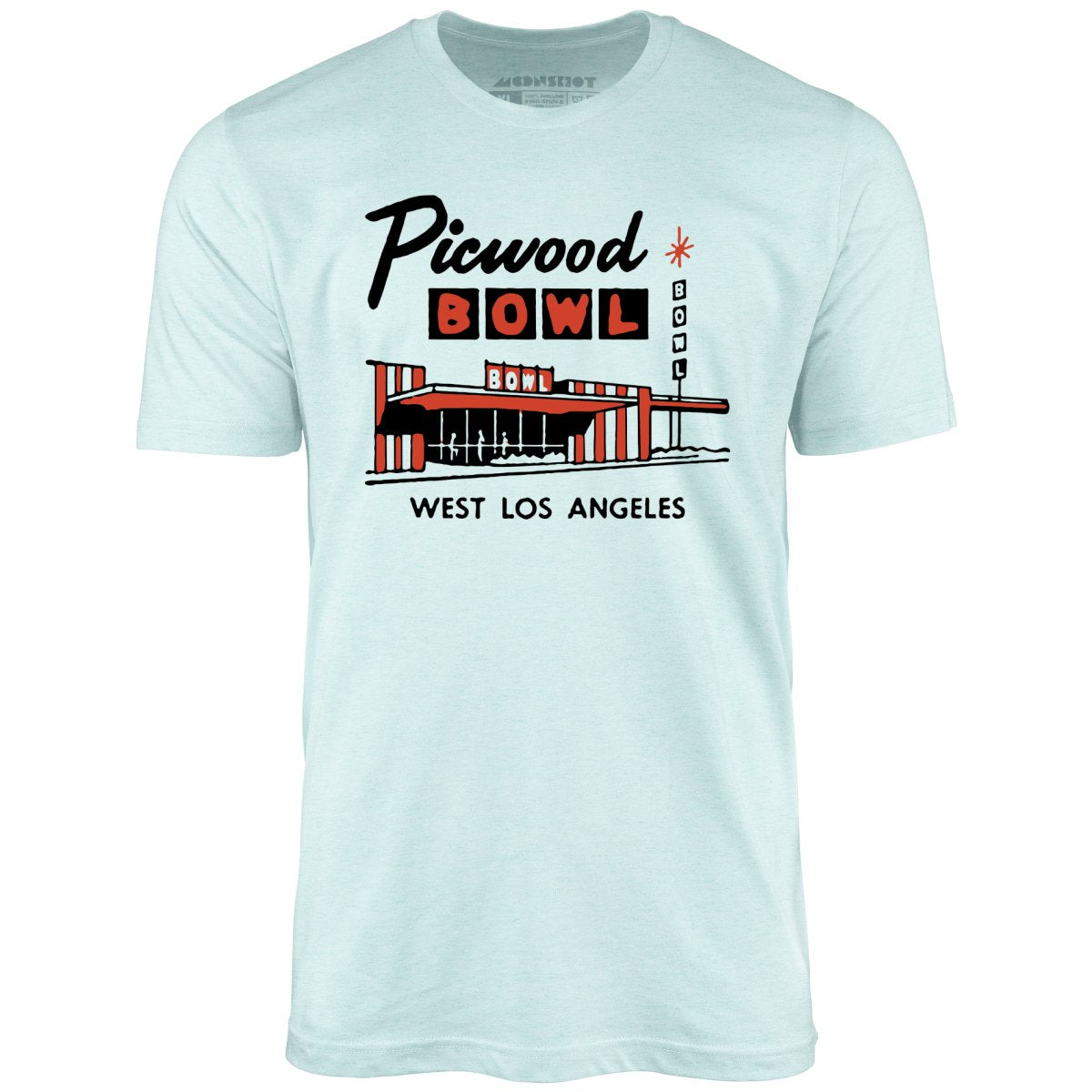Picwood Bowl - Los Angeles, CA - Vintage Bowling Alley - Unisex T-Shirt