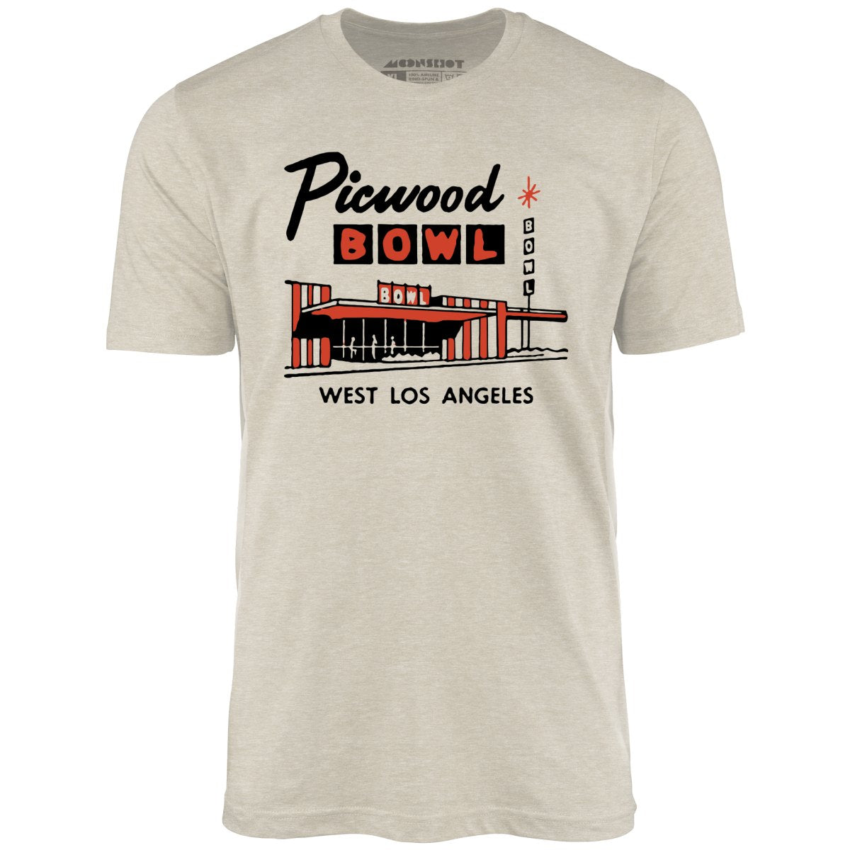 Picwood Bowl - Los Angeles, CA - Vintage Bowling Alley - Unisex T-Shirt