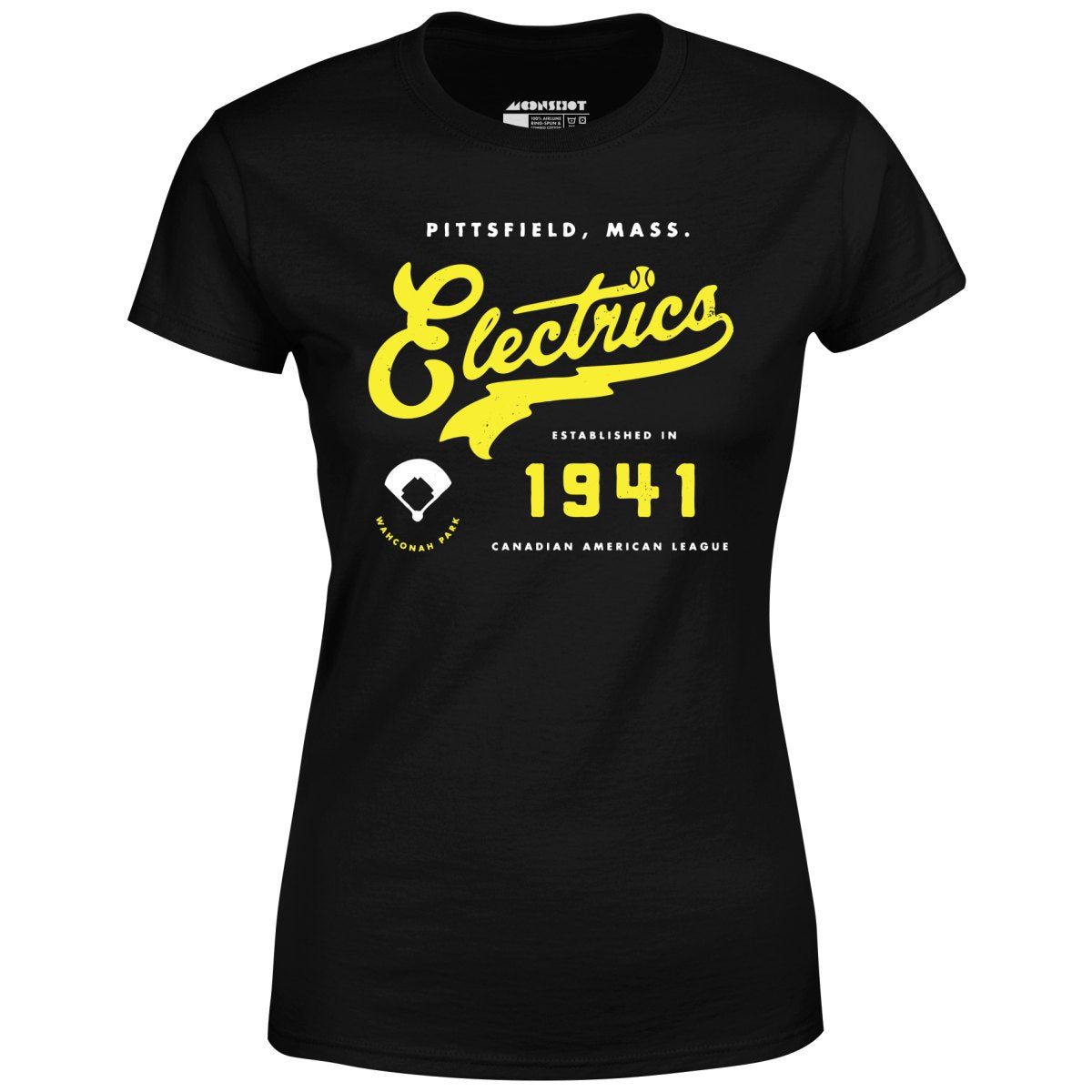 Pittsfield Electrics - Massachusetts - Vintage Defunct Baseball Teams - Women's T-Shirt