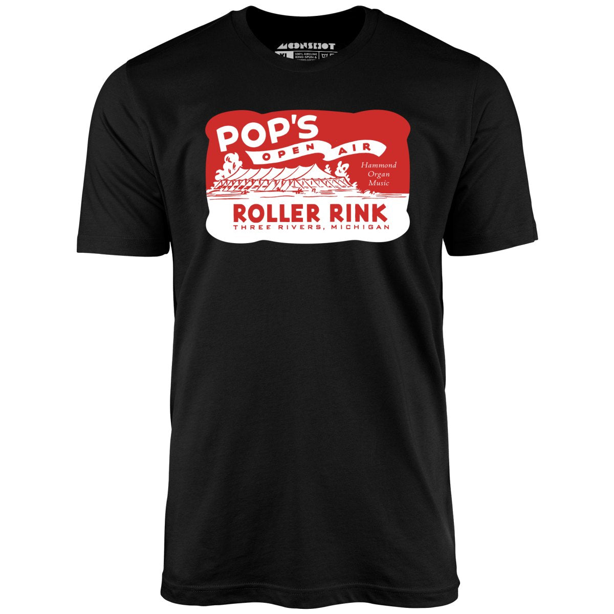 Pop's - Three Rivers, MI - Vintage Roller Rink - Unisex T-Shirt