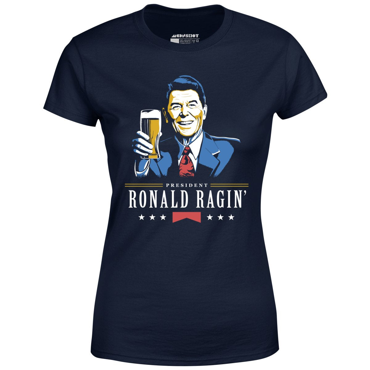 President Ronald Ragin' - Women's T-Shirt – m00nshot
