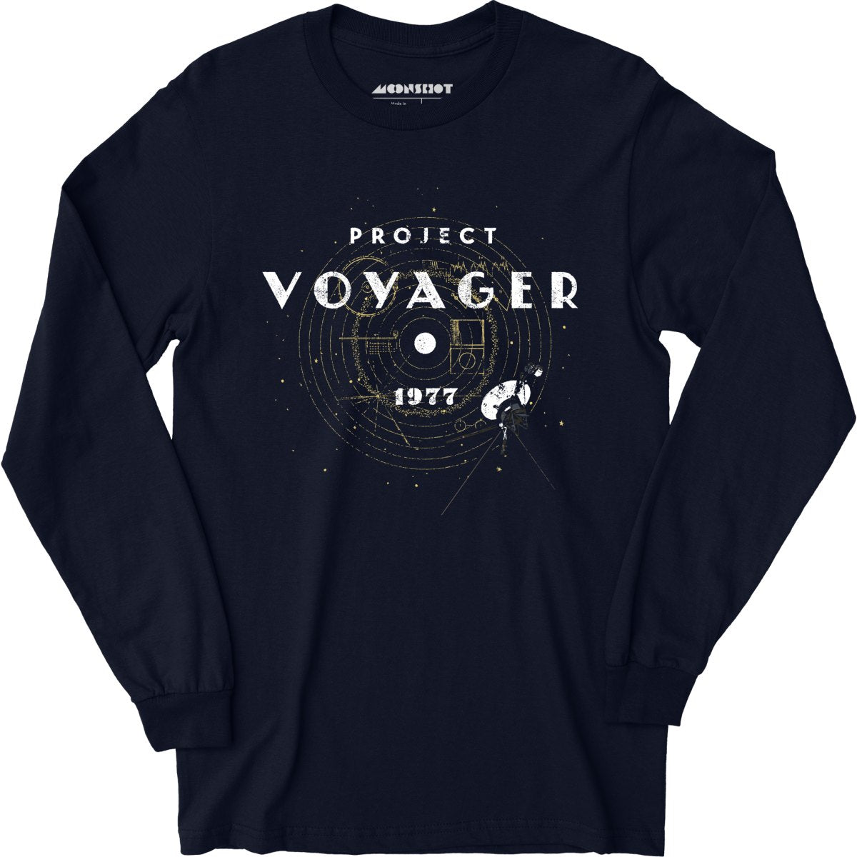 Project Voyager Mission - Golden Record - Long Sleeve T-Shirt