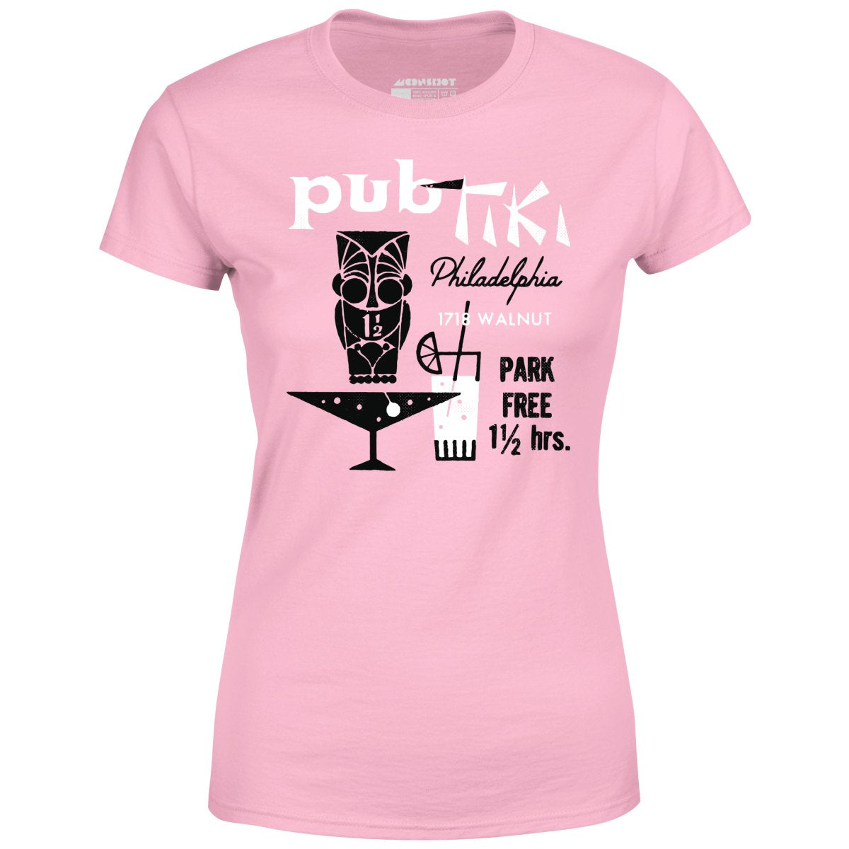Pub Tiki - Philadelphia, PA - Vintage Tiki Bar - Women's T-Shirt