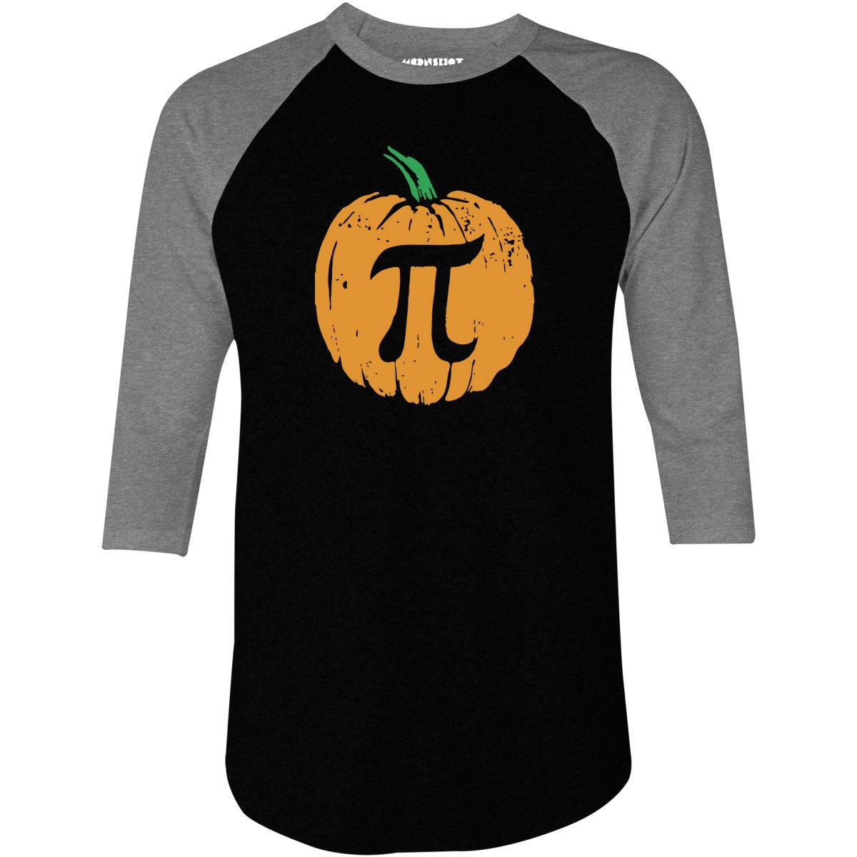 Pumpkin Pi - 3/4 Sleeve Raglan T-Shirt