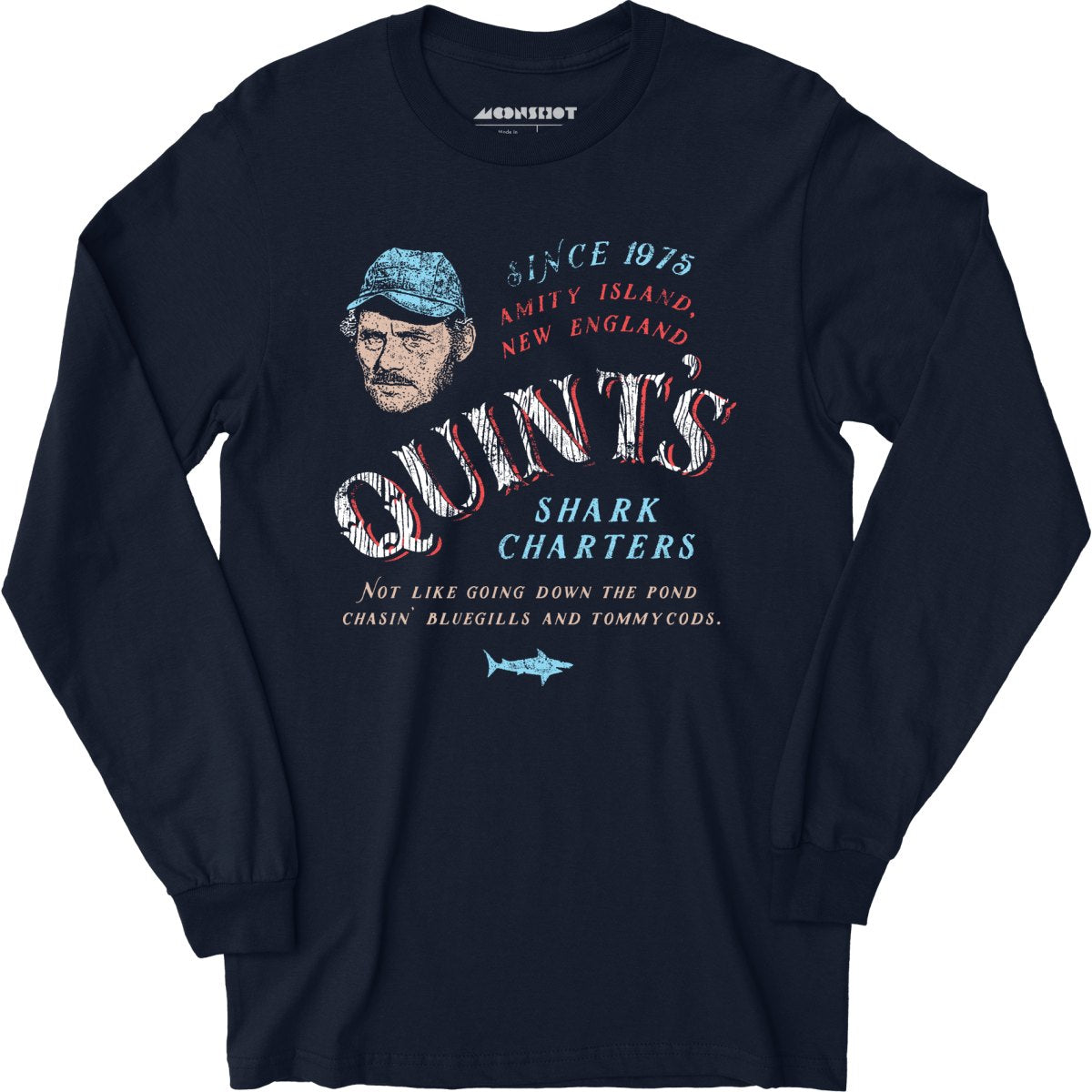 Quint's Shark Charters - Long Sleeve T-Shirt
