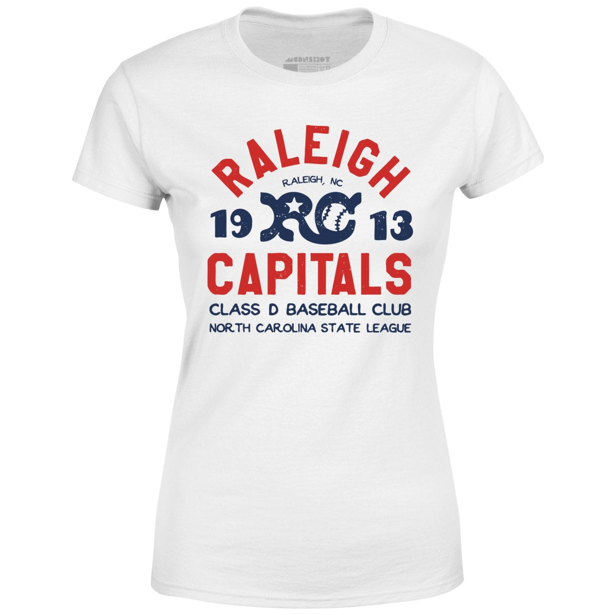 Raleigh Capitals - North Carolina - Vintage Defunct Baseball Teams - Women's T-Shirt