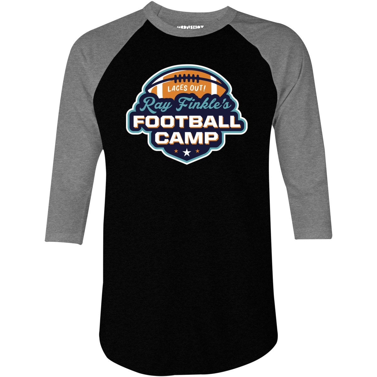 Ray Finkle's Football Camp - 3/4 Sleeve Raglan T-Shirt