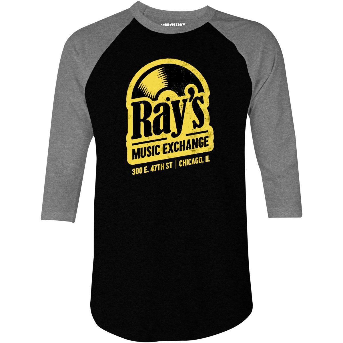Ray's Music Exchange - 3/4 Sleeve Raglan T-Shirt