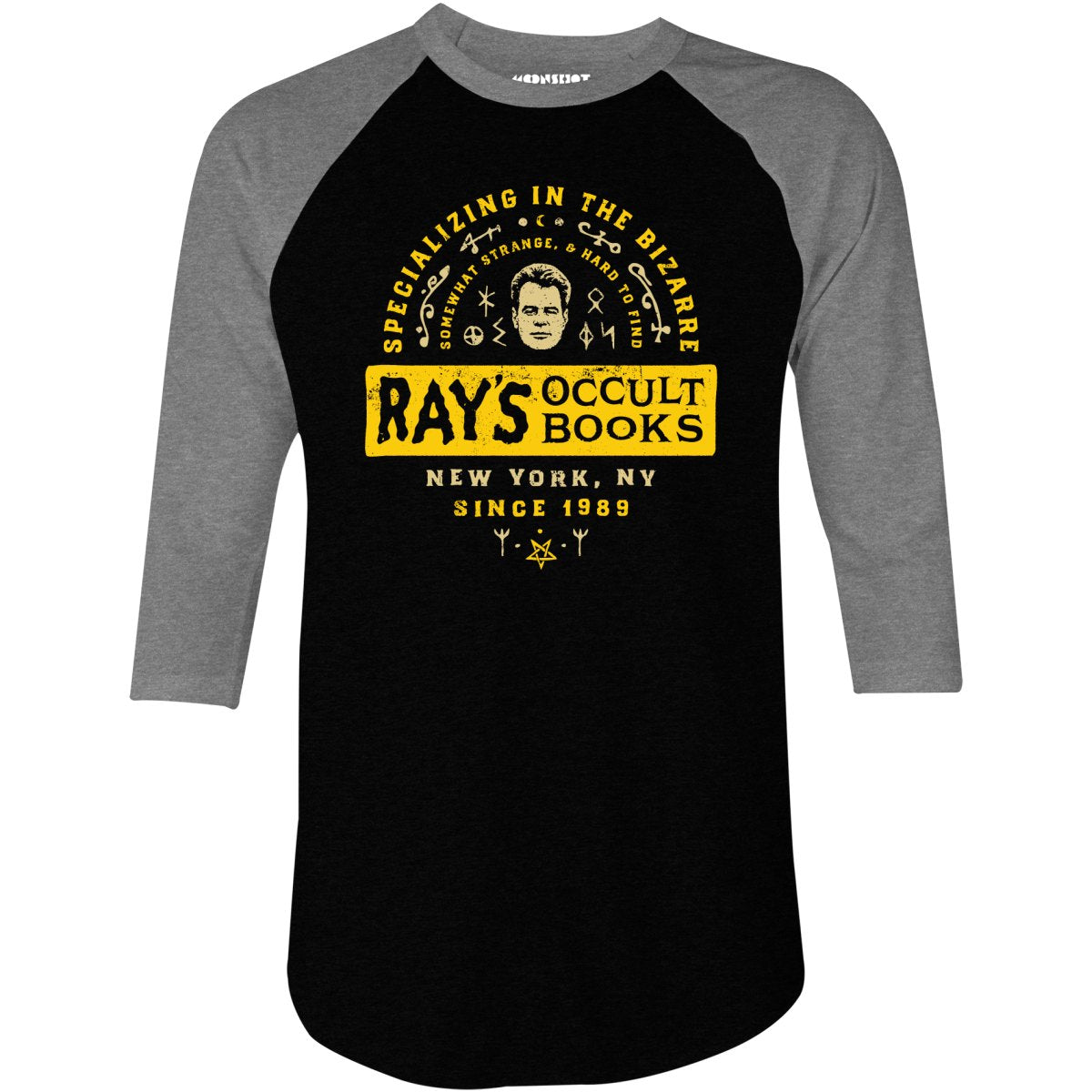 Ray's Occult Books - 3/4 Sleeve Raglan T-Shirt