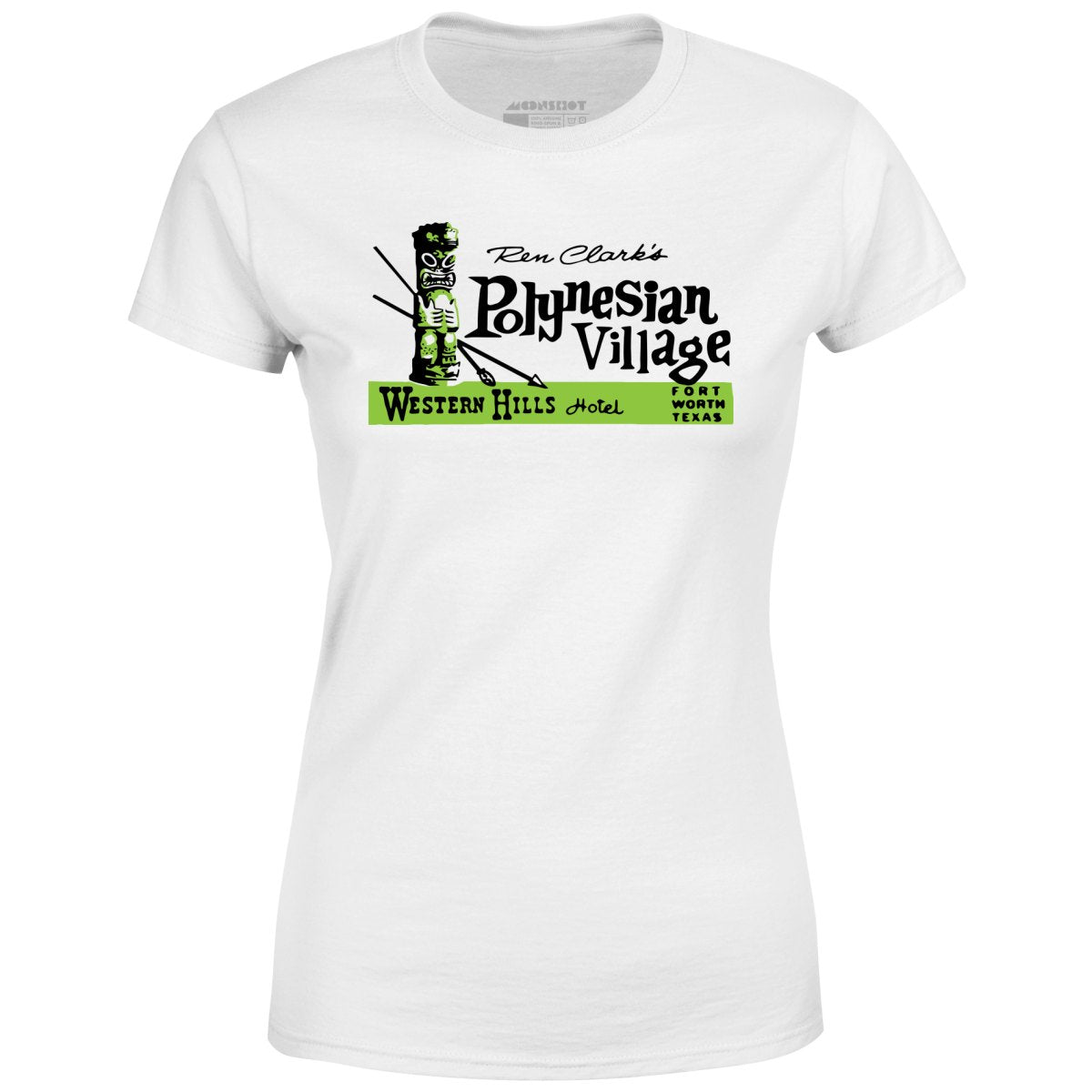 Ren Clark's Polynesian Village - Fort Worth, TX - Vintage Tiki Bar - Women's T-Shirt