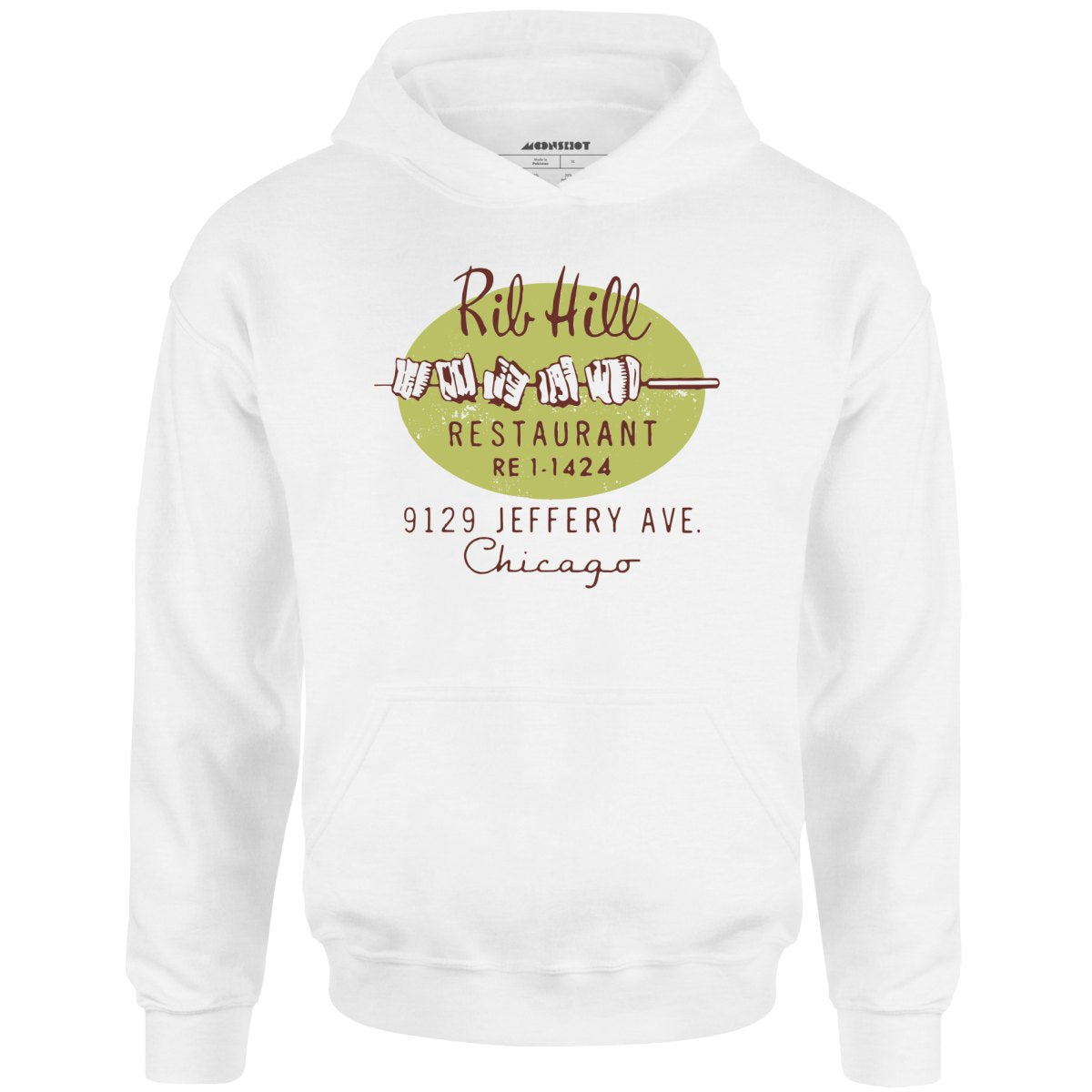 Rib Hill - Chicago, IL - Vintage Restaurant - Unisex Hoodie