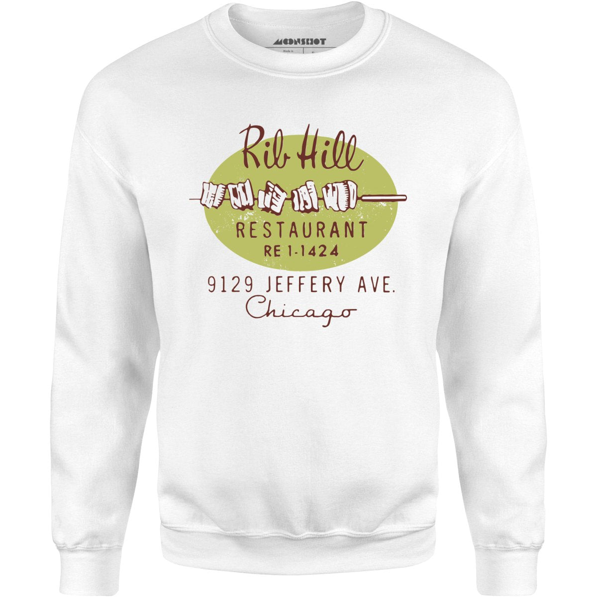 Rib Hill - Chicago, IL - Vintage Restaurant - Unisex Sweatshirt