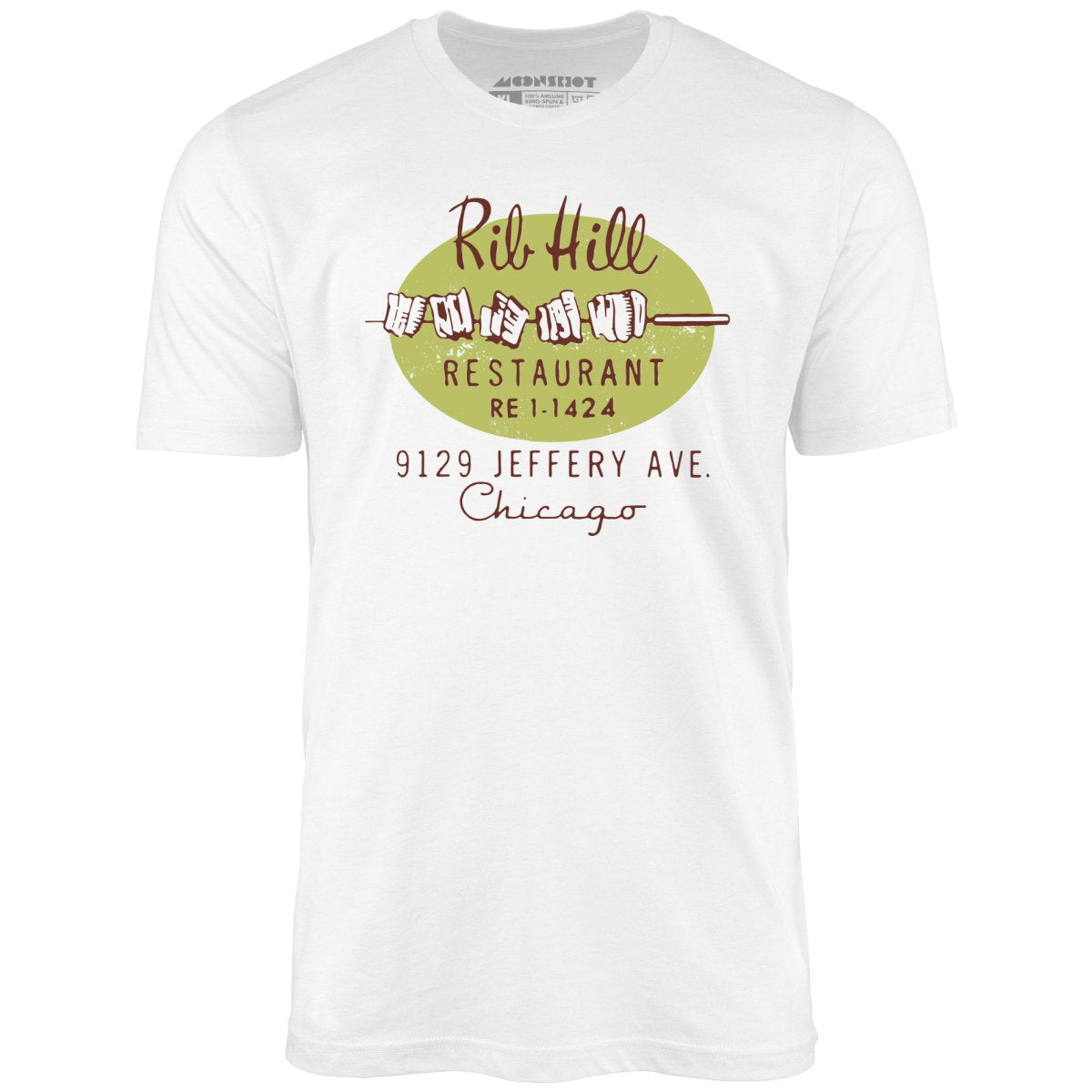 Rib Hill - Chicago, IL - Vintage Restaurant - Unisex T-Shirt