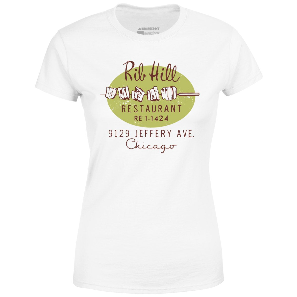 Rib Hill - Chicago, IL - Vintage Restaurant - Women's T-Shirt