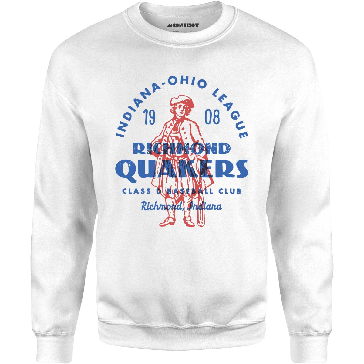 Richmond Quakers - Indiana - Vintage Defunct Baseball Teams - Unisex Sweatshirt