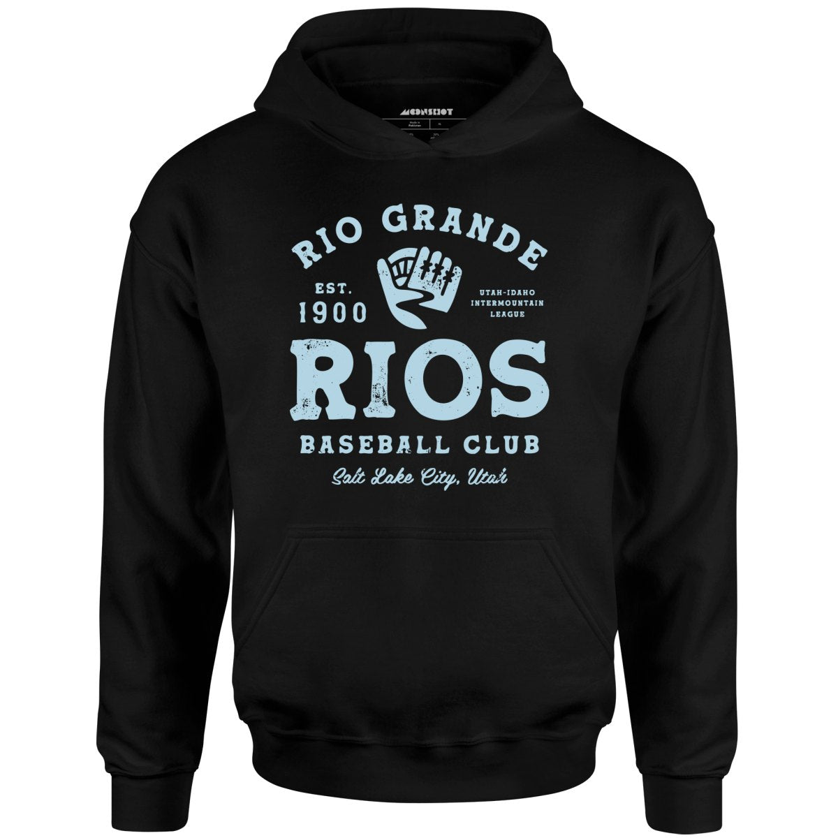 Rio Grande Rios - Utah - Vintage Defunct Baseball Teams - Unisex Hoodie