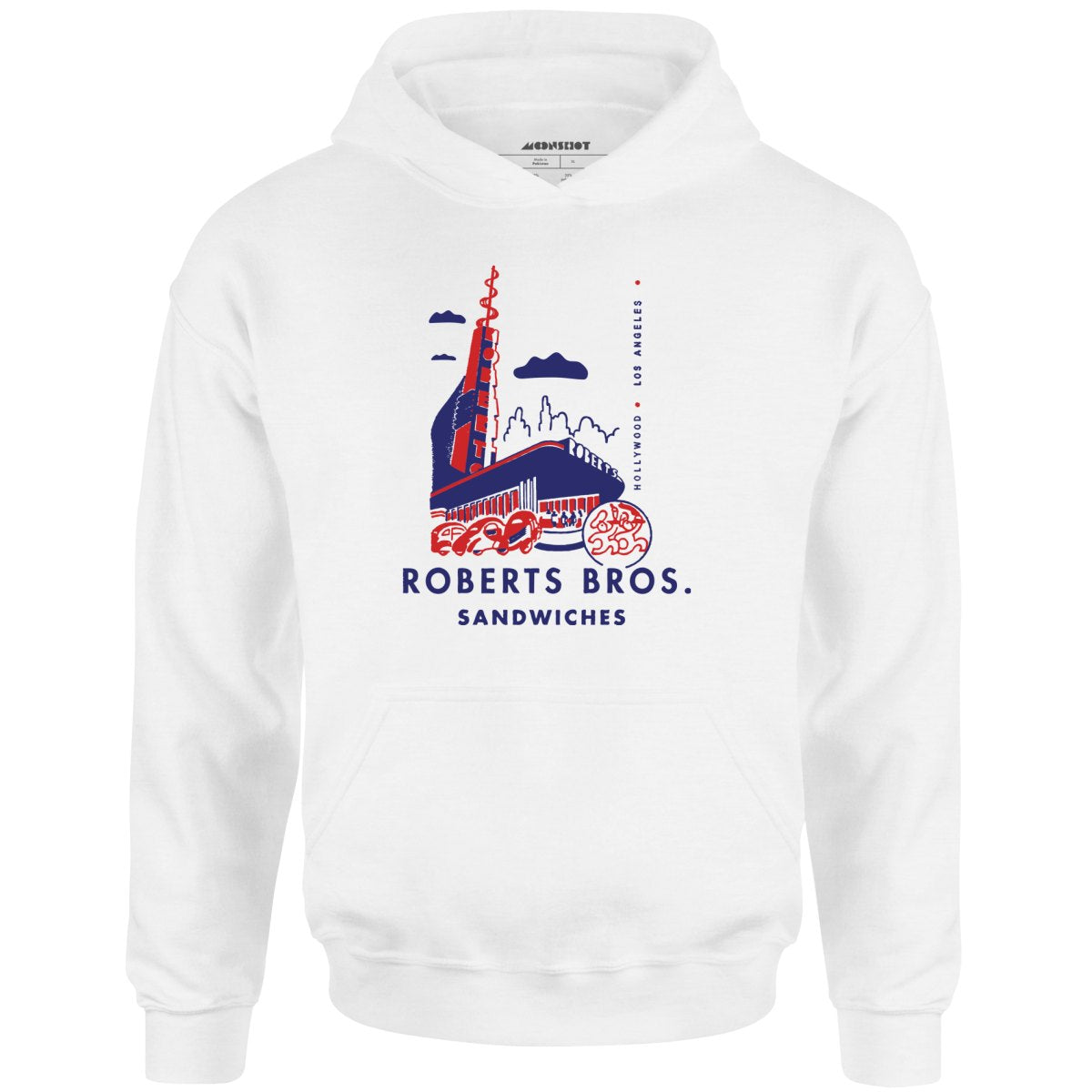 Roberts Bros Sandwiches - Los Angeles, CA - Vintage Restaurant - Unisex Hoodie