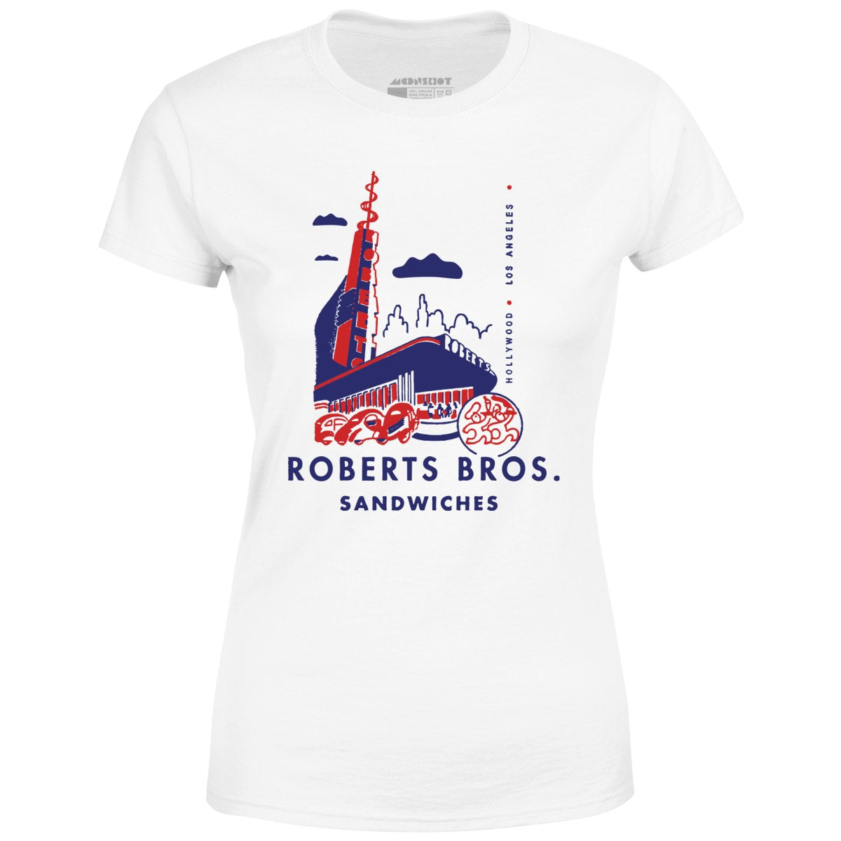 Roberts Bros Sandwiches - Los Angeles, CA - Vintage Restaurant - Women's T-Shirt