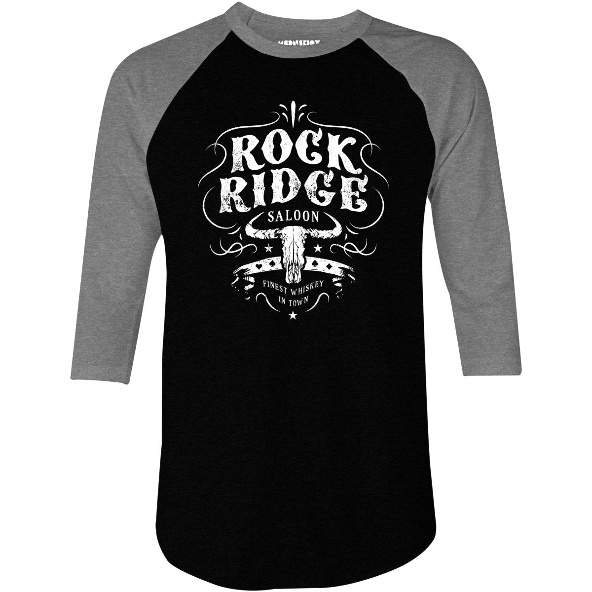 Rock Ridge Saloon - 3/4 Sleeve Raglan T-Shirt