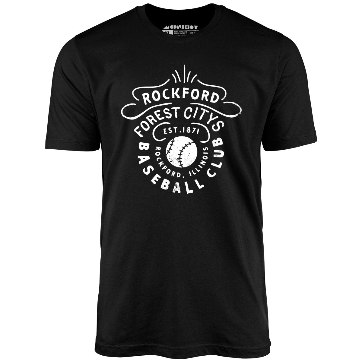 Rockford Forest Citys - Illinois - Vintage Defunct Baseball Teams - Unisex T-Shirt