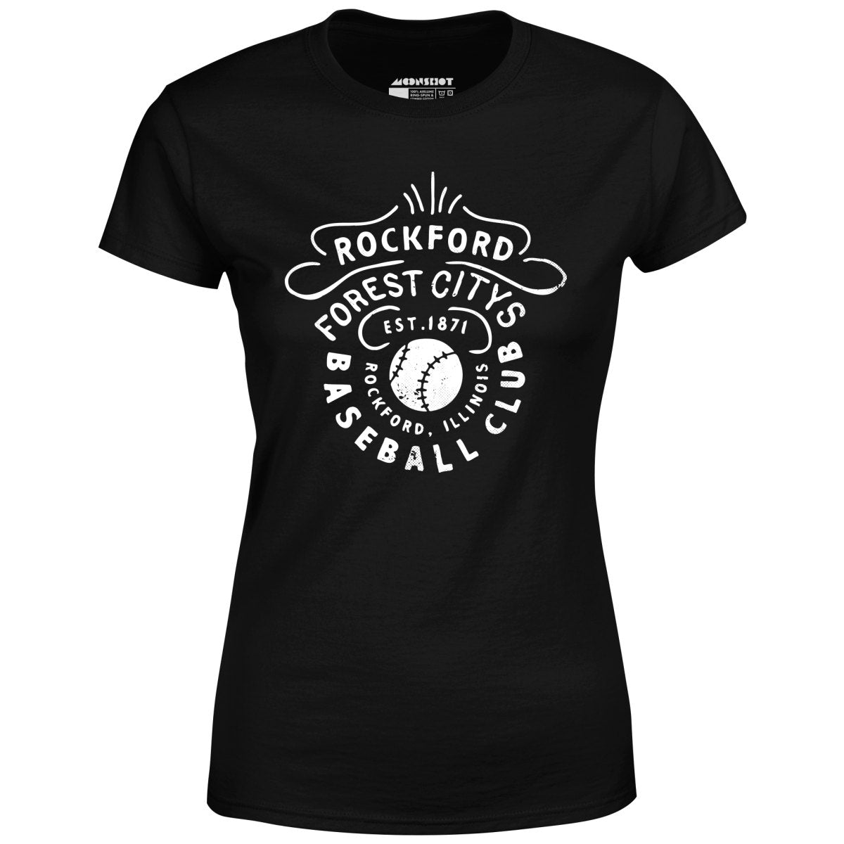 Rockford Forest Citys - Illinois - Vintage Defunct Baseball Teams - Women's T-Shirt