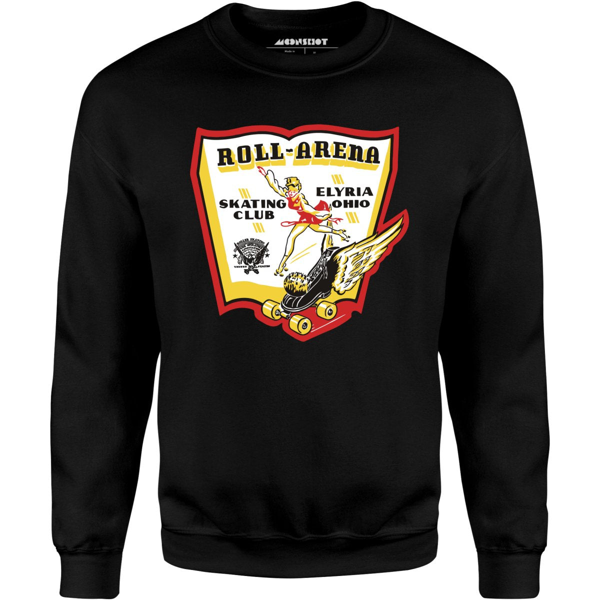 Roll-Arena - Elyria, OH - Vintage Roller Rink - Unisex Sweatshirt