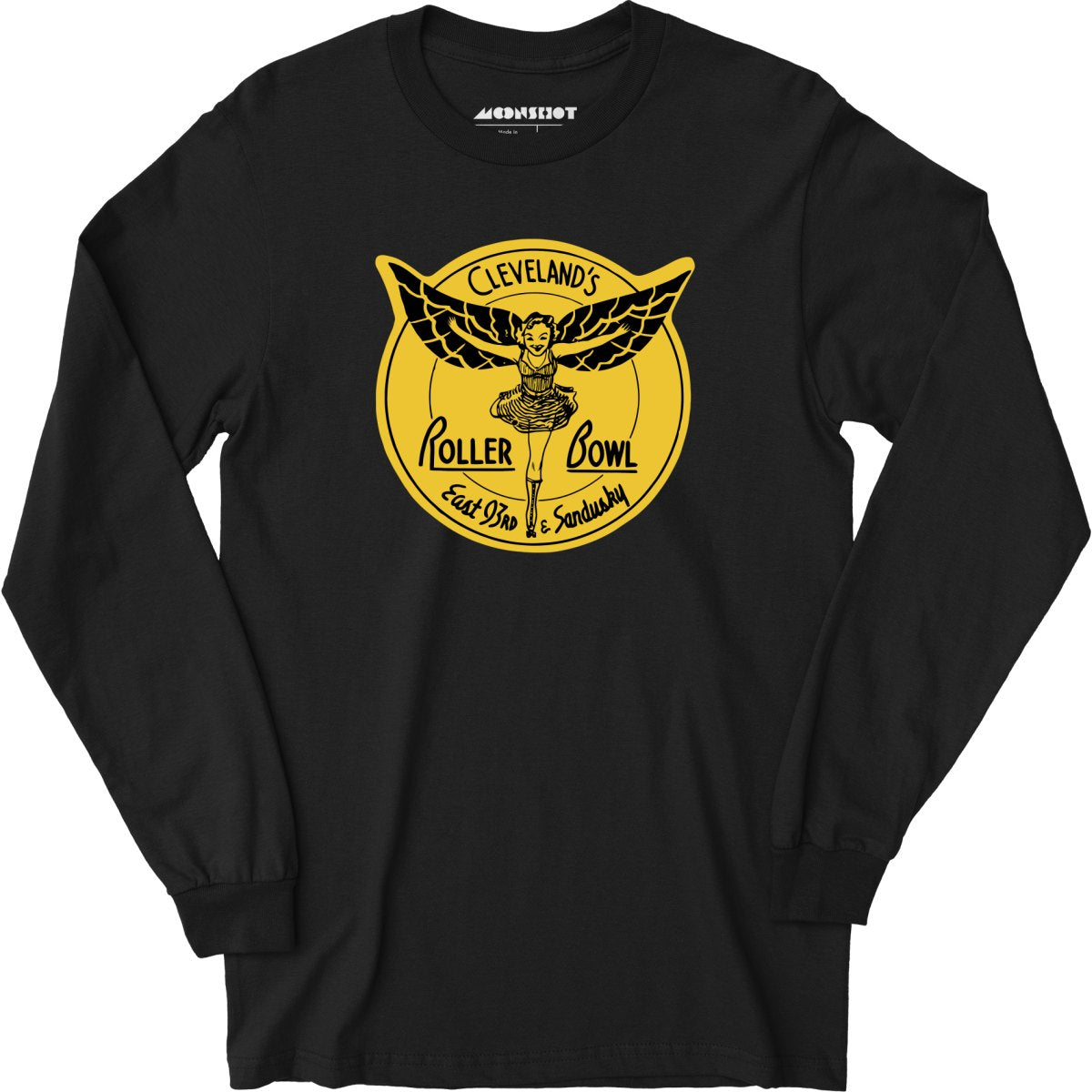 Roller Bowl - Cleveland, OH - Vintage Roller Rink - Long Sleeve T-Shirt