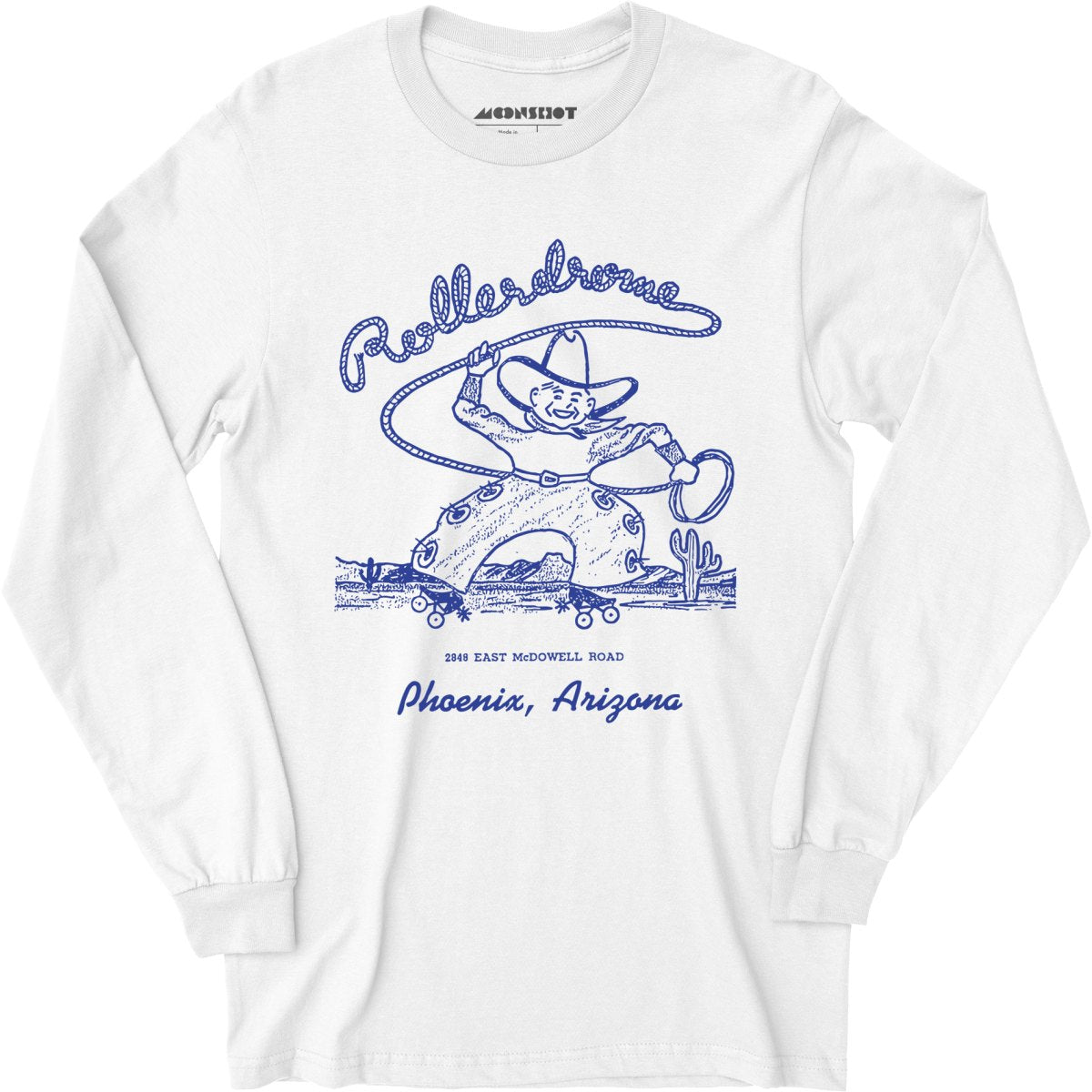 Rollerdrome - Phoenix, AZ - Vintage Roller Rink - Long Sleeve T-Shirt