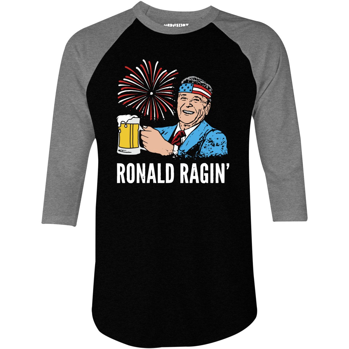 Ronald Ragin' - 3/4 Sleeve Raglan T-Shirt