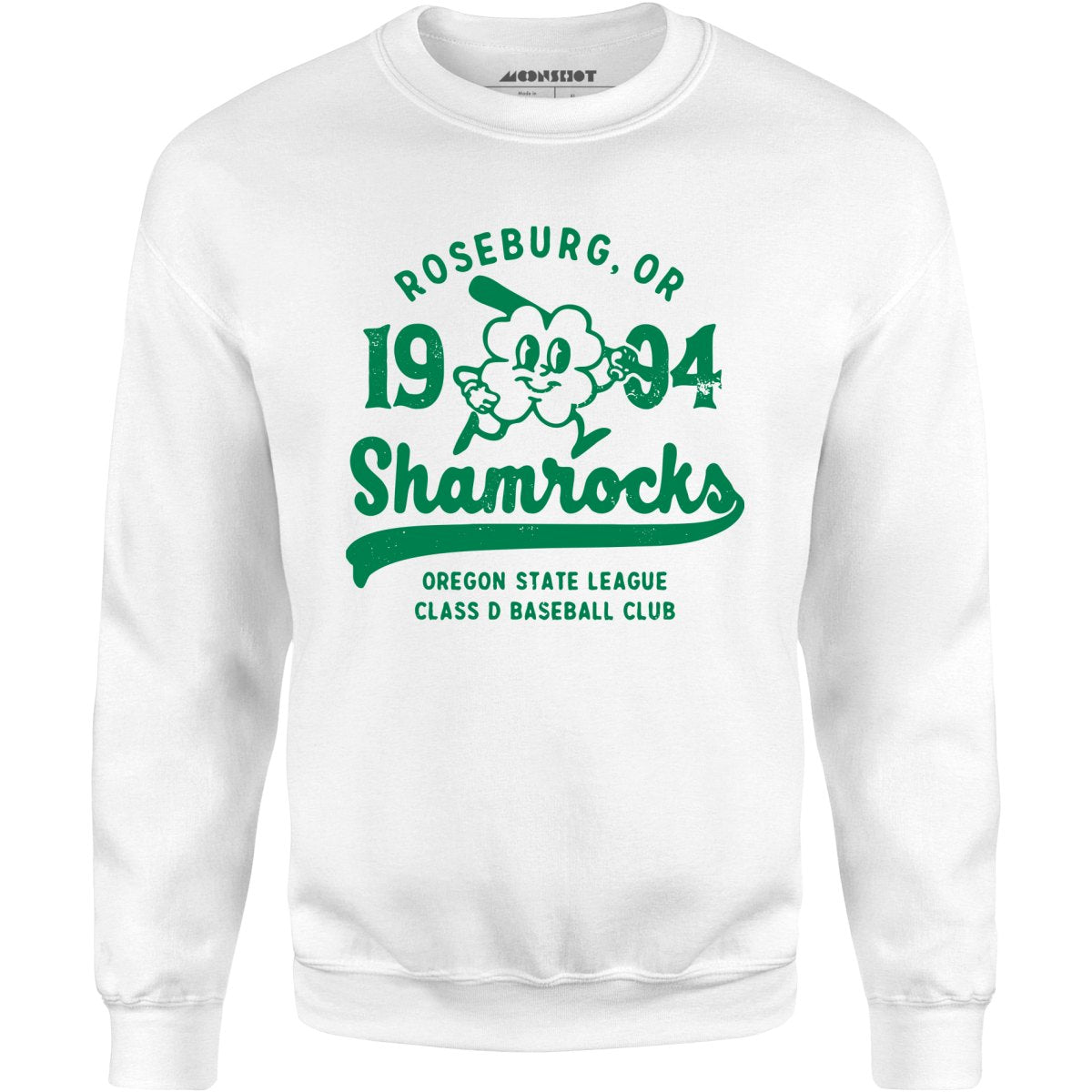 Roseburg Shamrocks - Oregon - Vintage Defunct Baseball Teams - Unisex Sweatshirt