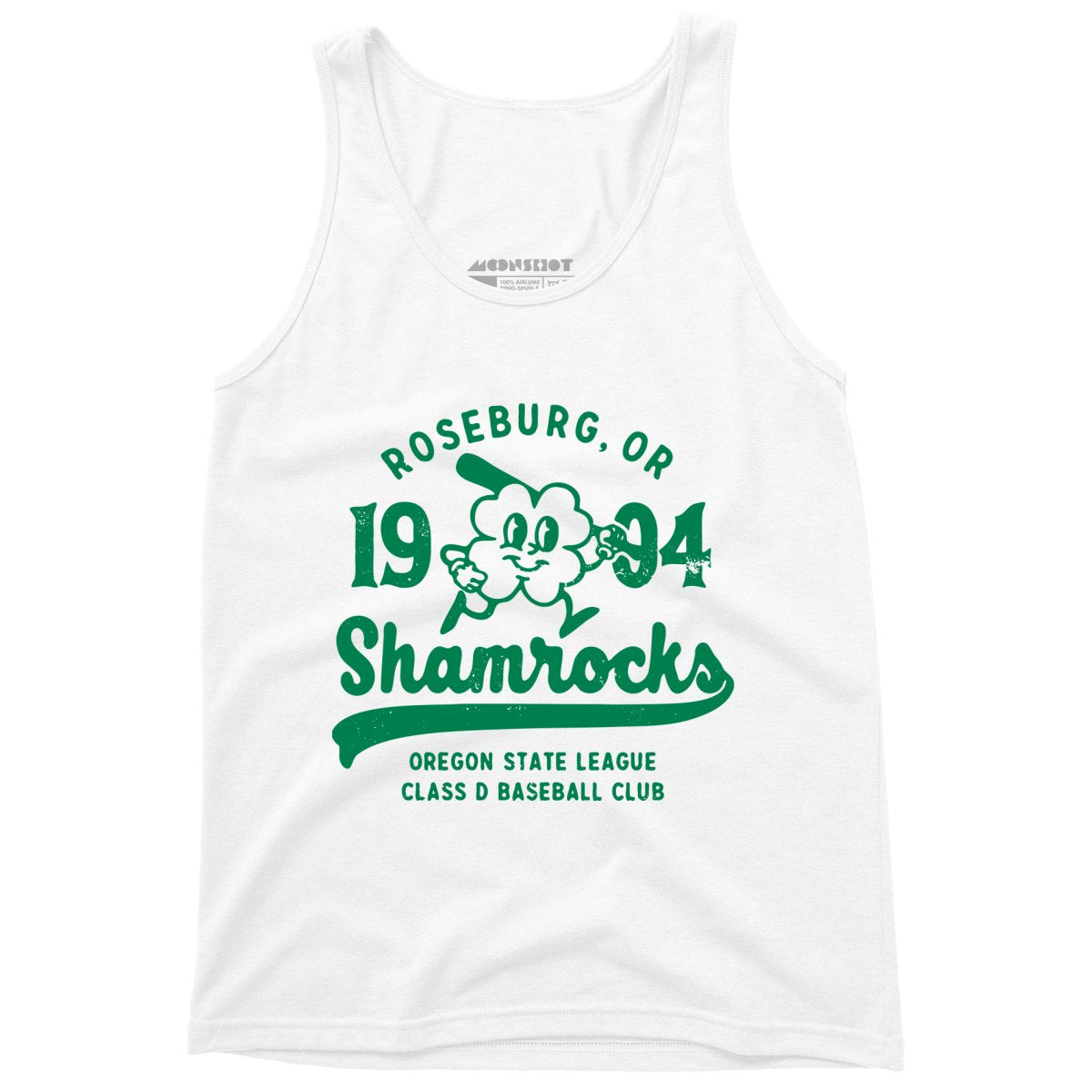 Roseburg Shamrocks - Oregon - Vintage Defunct Baseball Teams - Unisex Tank Top