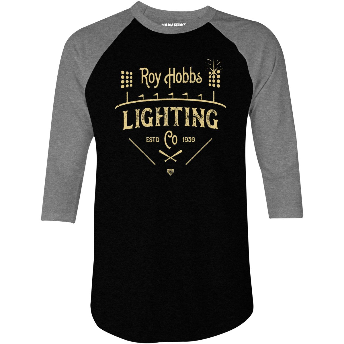 Roy Hobbs Lighting Co. - 3/4 Sleeve Raglan T-Shirt