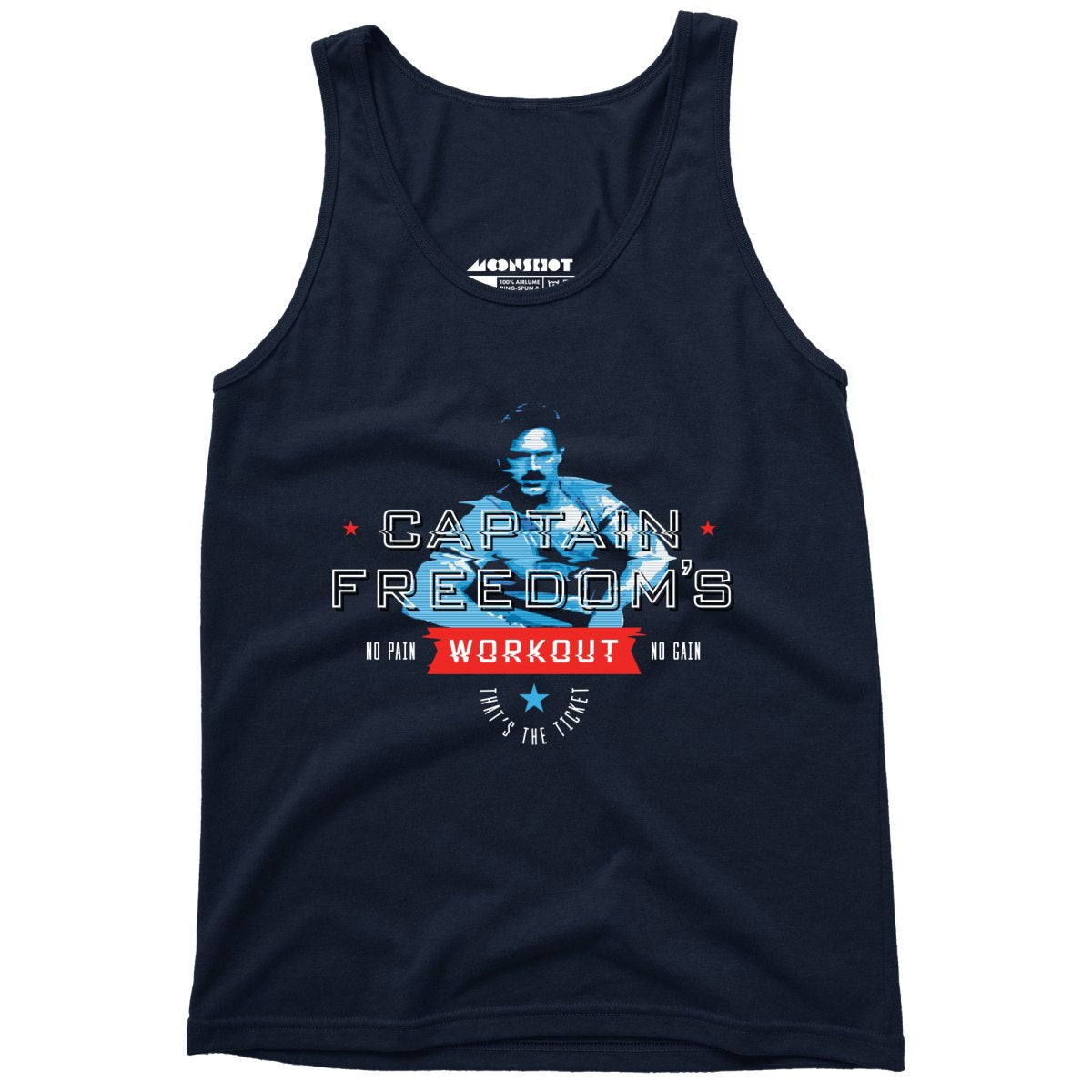 Running Man - Captain Freedom's Workout - Unisex Tank Top