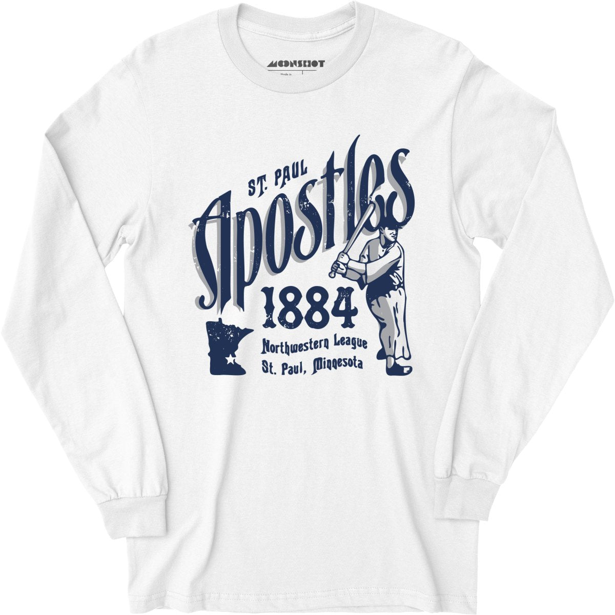 Saint Paul Apostles - Minnesota - Vintage Defunct Baseball Teams - Long Sleeve T-Shirt