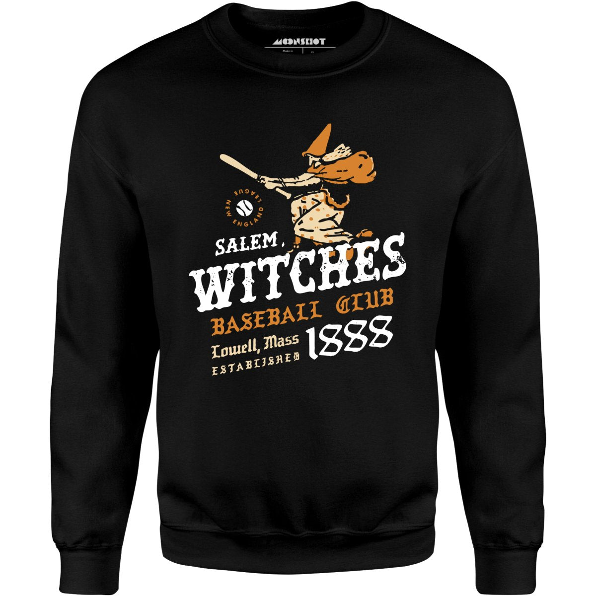 Salem Witches - Massachusetts - Vintage Defunct Baseball Teams - Unisex Sweatshirt