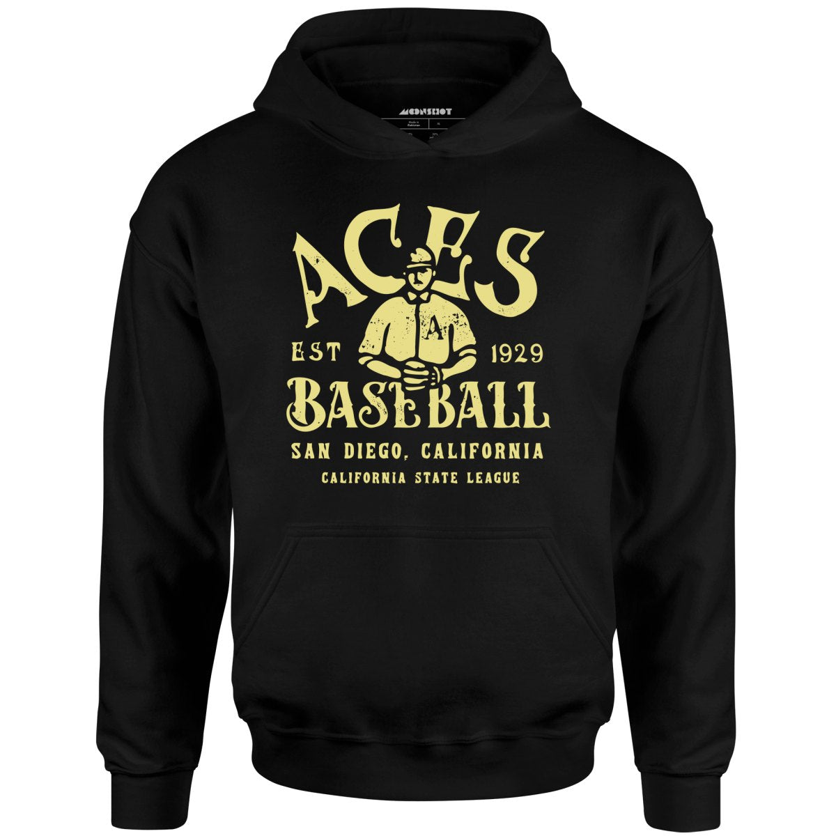 San Diego Aces - California - Vintage Defunct Baseball Teams - Unisex Hoodie