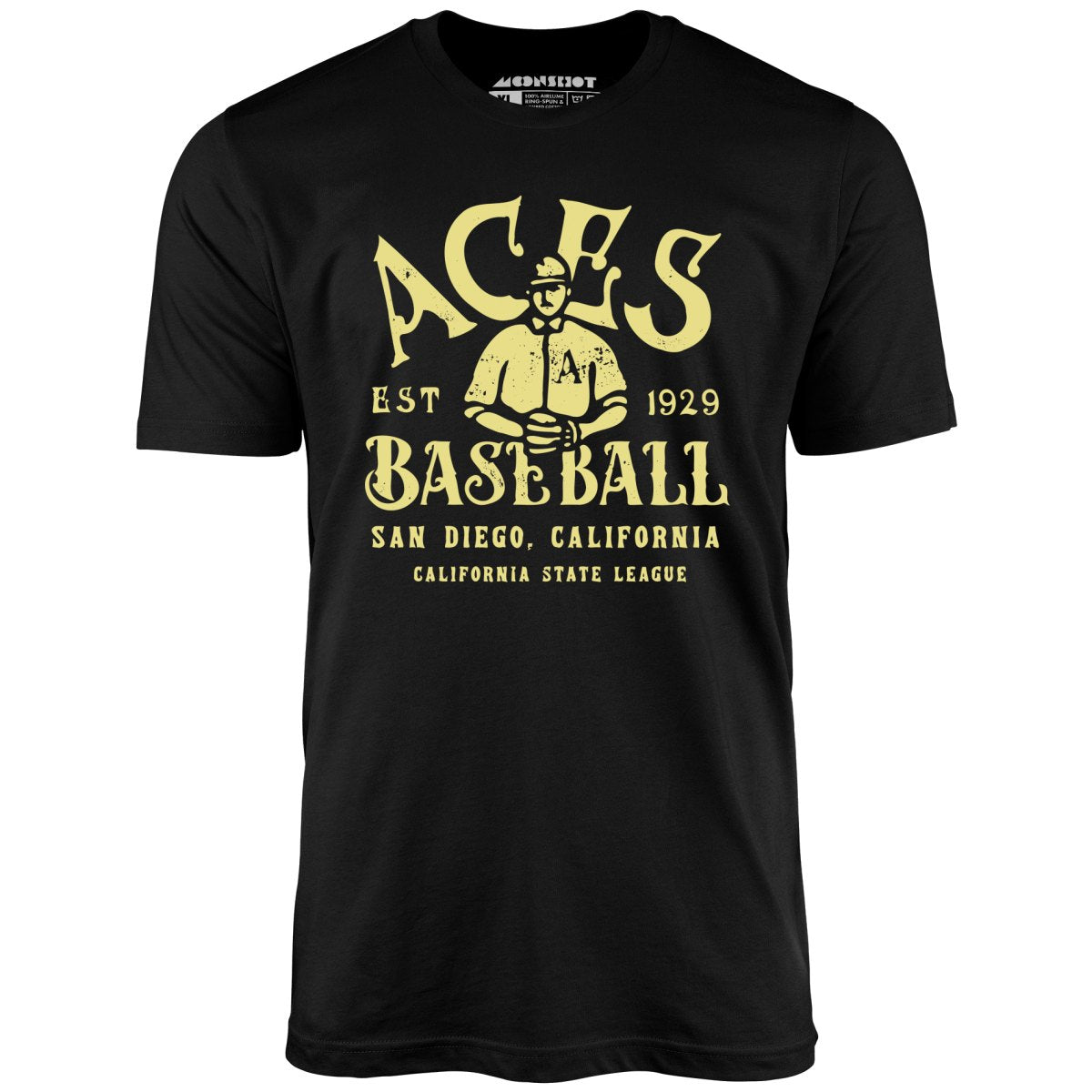 San Diego Aces - California - Vintage Defunct Baseball Teams - Unisex T-Shirt