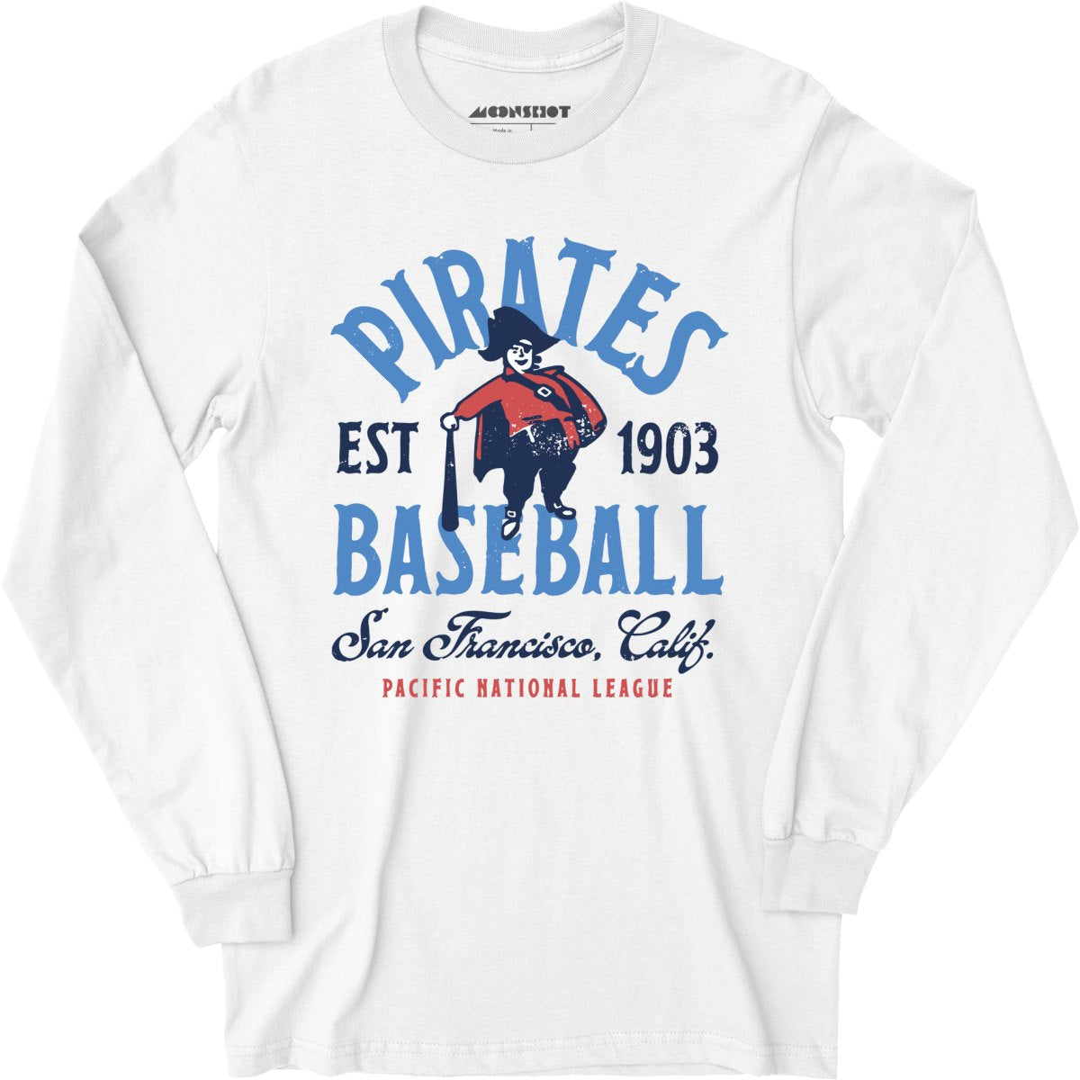 San Francisco Pirates - California - Vintage Defunct Baseball Teams - Long Sleeve T-Shirt