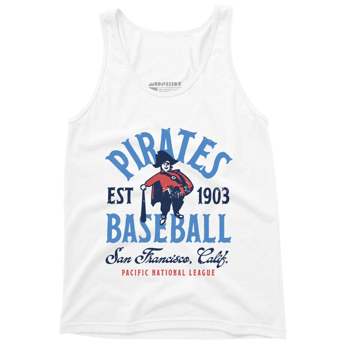 San Francisco Pirates - California - Vintage Defunct Baseball Teams - Unisex Tank Top