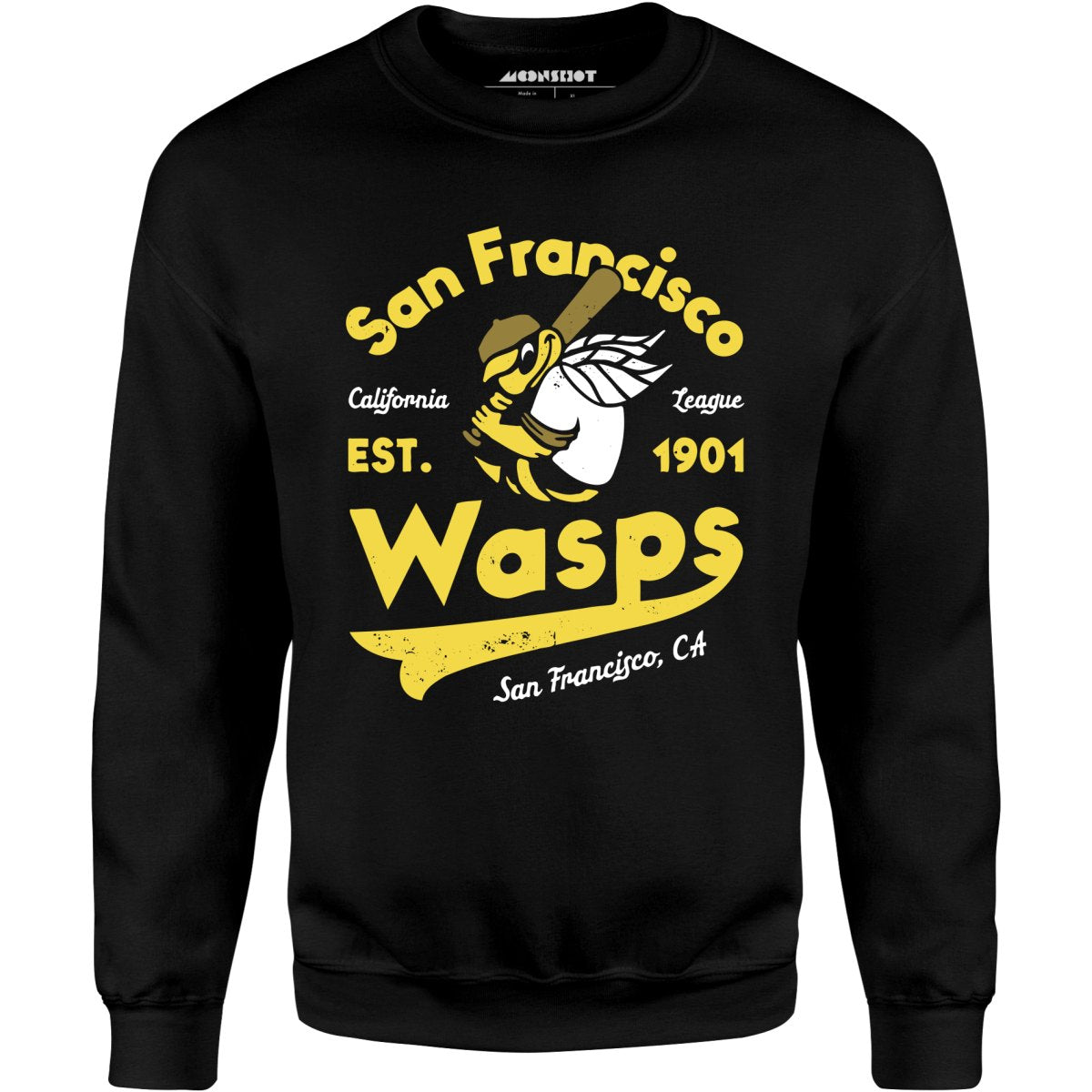 San Francisco Wasps - California - Vintage Defunct Baseball Teams - Unisex Sweatshirt