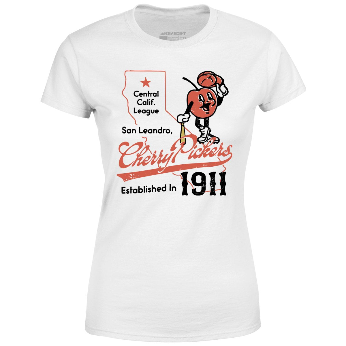 San Leandro Cherry Pickers - California - Vintage Defunct Baseball Teams - Women's T-Shirt