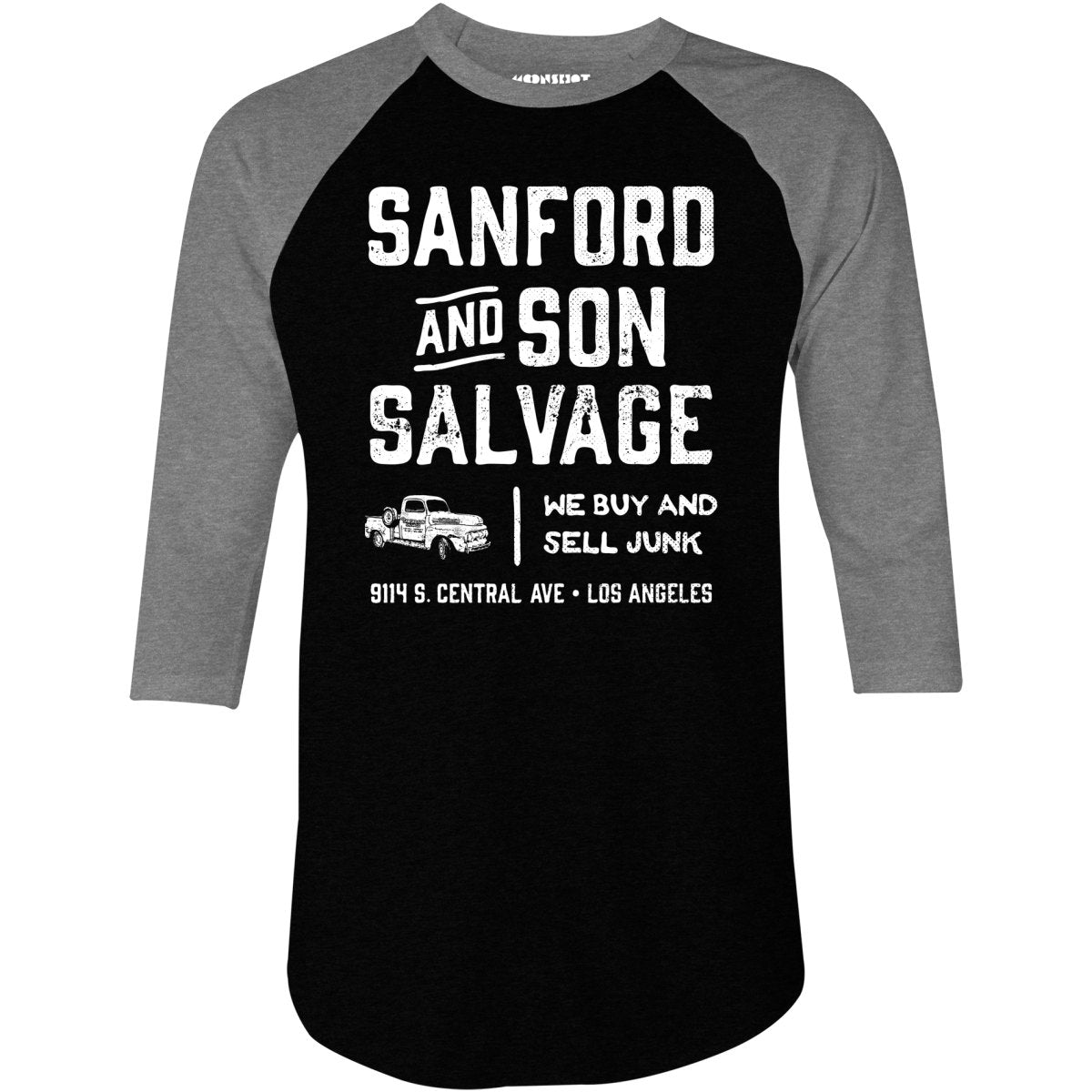 Sanford and Son Salvage - 3/4 Sleeve Raglan T-Shirt
