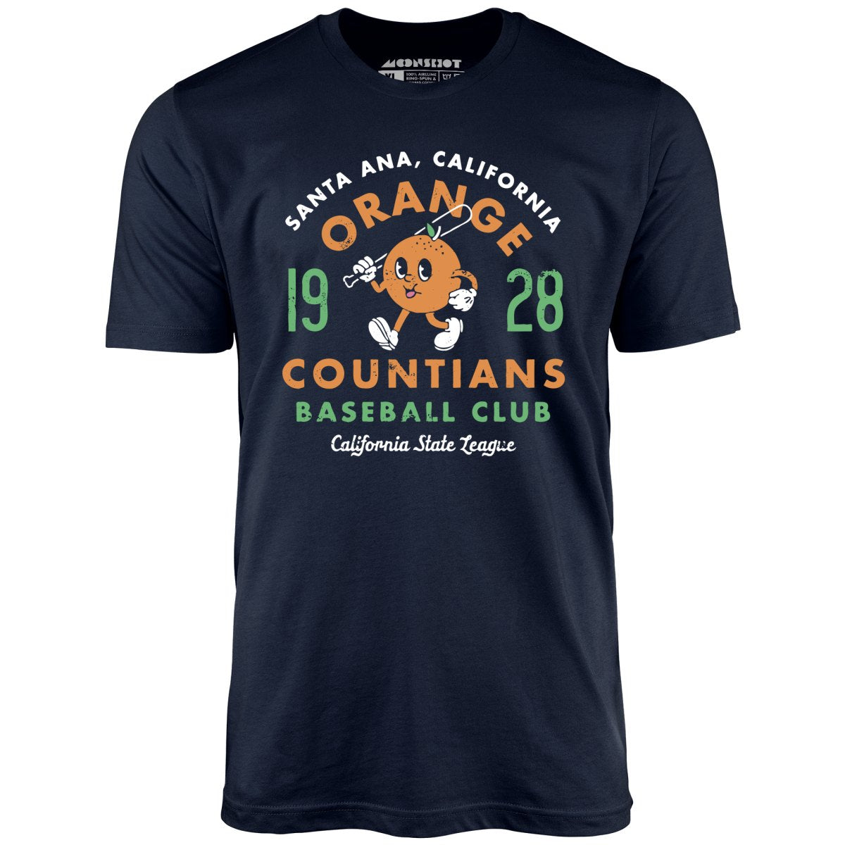 Santa Ana Orange Countians - California - Vintage Defunct Baseball Teams - Unisex T-Shirt