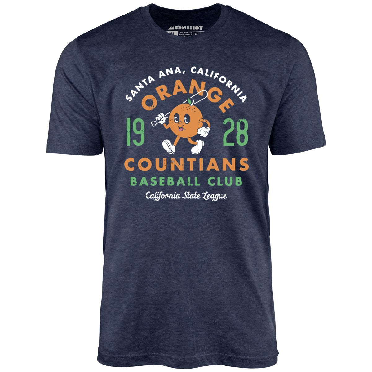 Santa Ana Orange Countians - California - Vintage Defunct Baseball Teams - Unisex T-Shirt