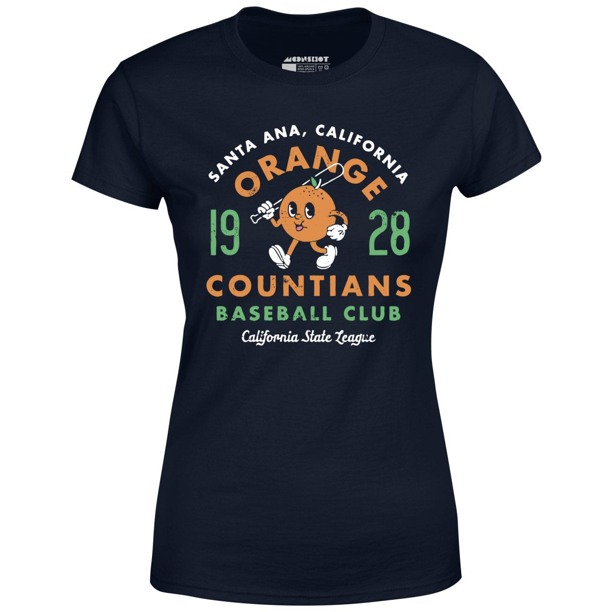 Santa Ana Orange Countians - California - Vintage Defunct Baseball Teams - Women's T-Shirt
