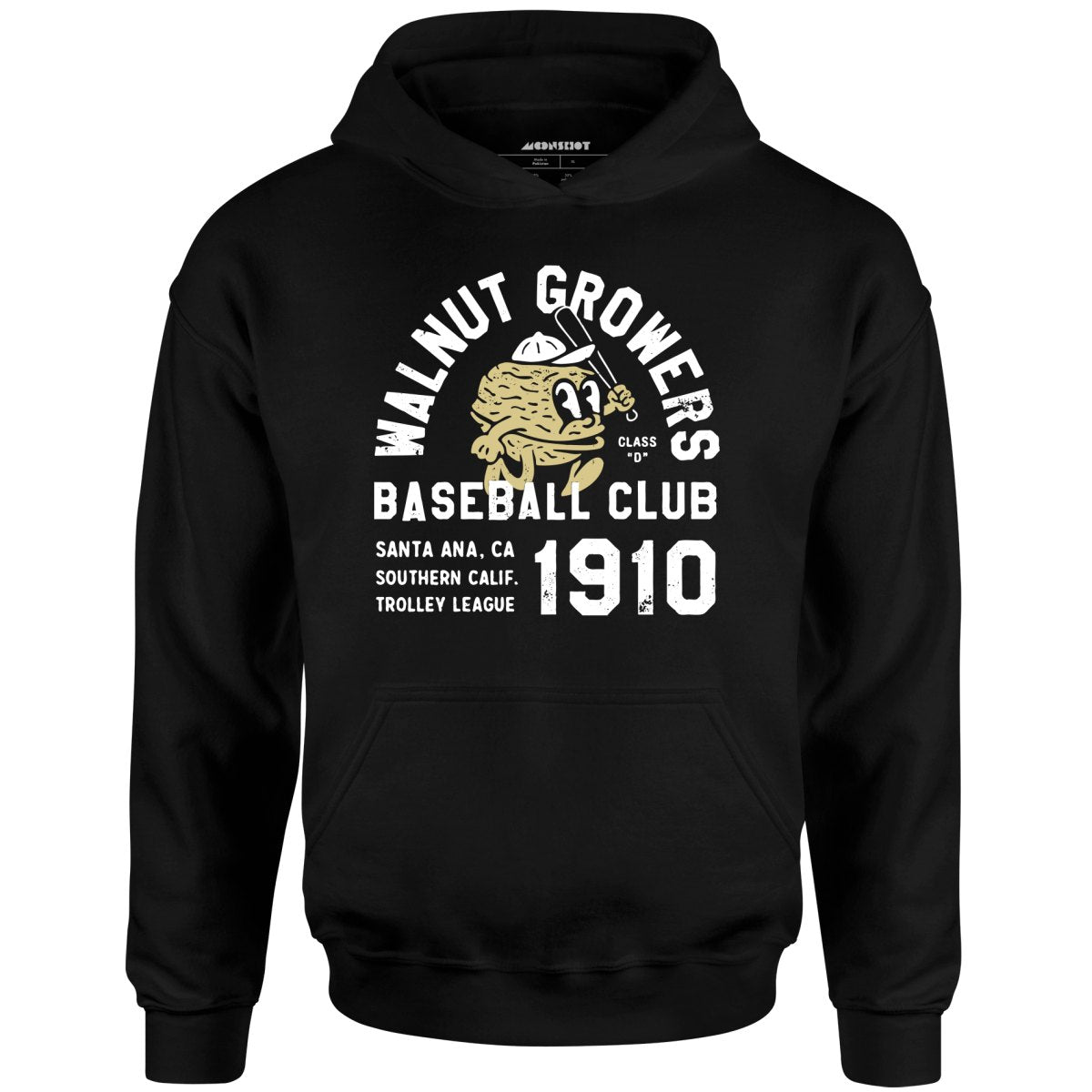Santa Ana Walnut Growers - California - Vintage Defunct Baseball Teams - Unisex Hoodie