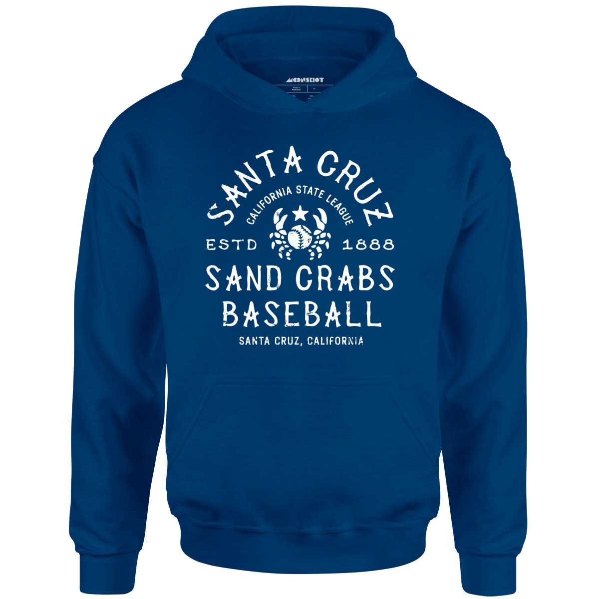 Santa Cruz Sand Crabs - California - Vintage Defunct Baseball Teams - Unisex Hoodie