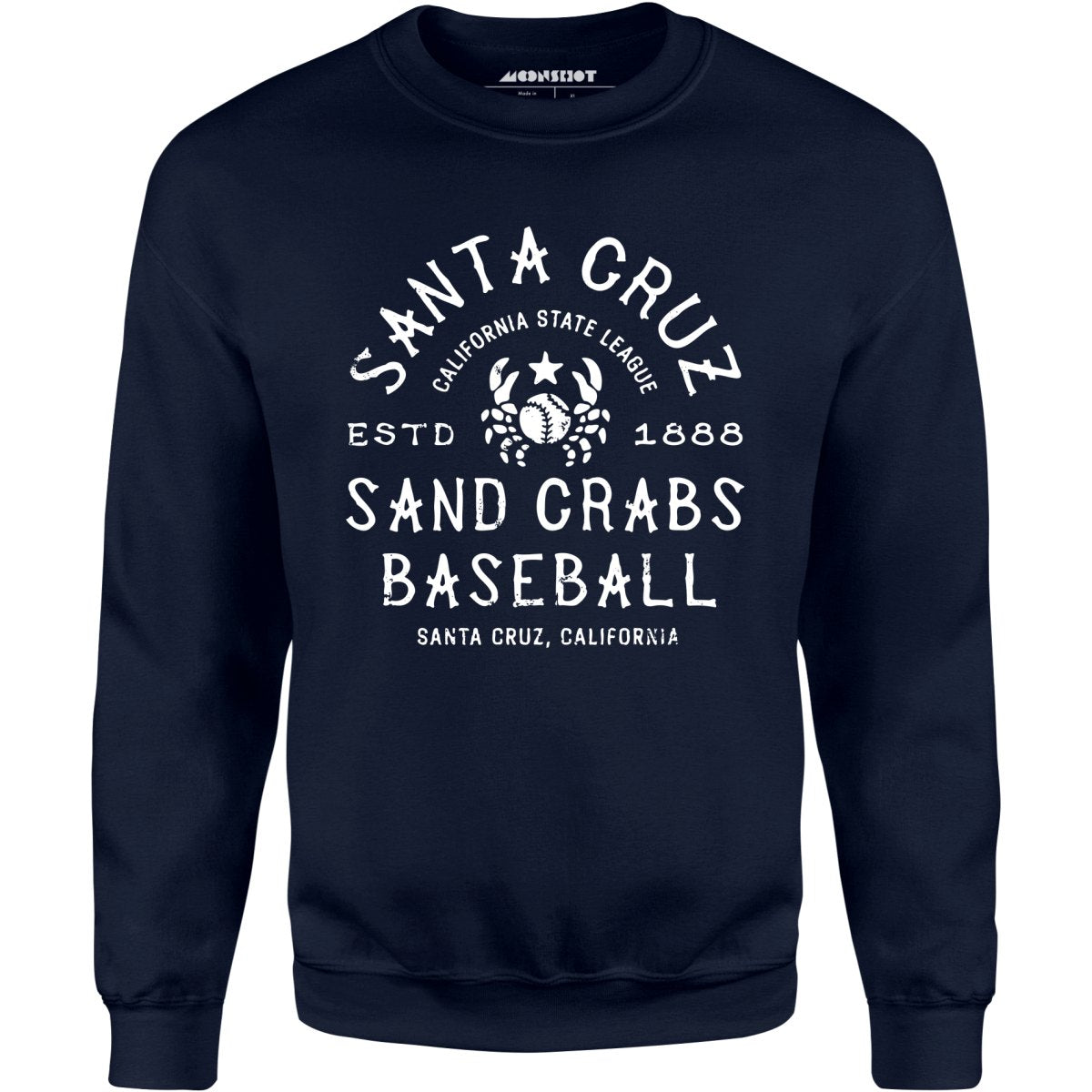 Santa Cruz Sand Crabs - California - Vintage Defunct Baseball Teams - Unisex Sweatshirt